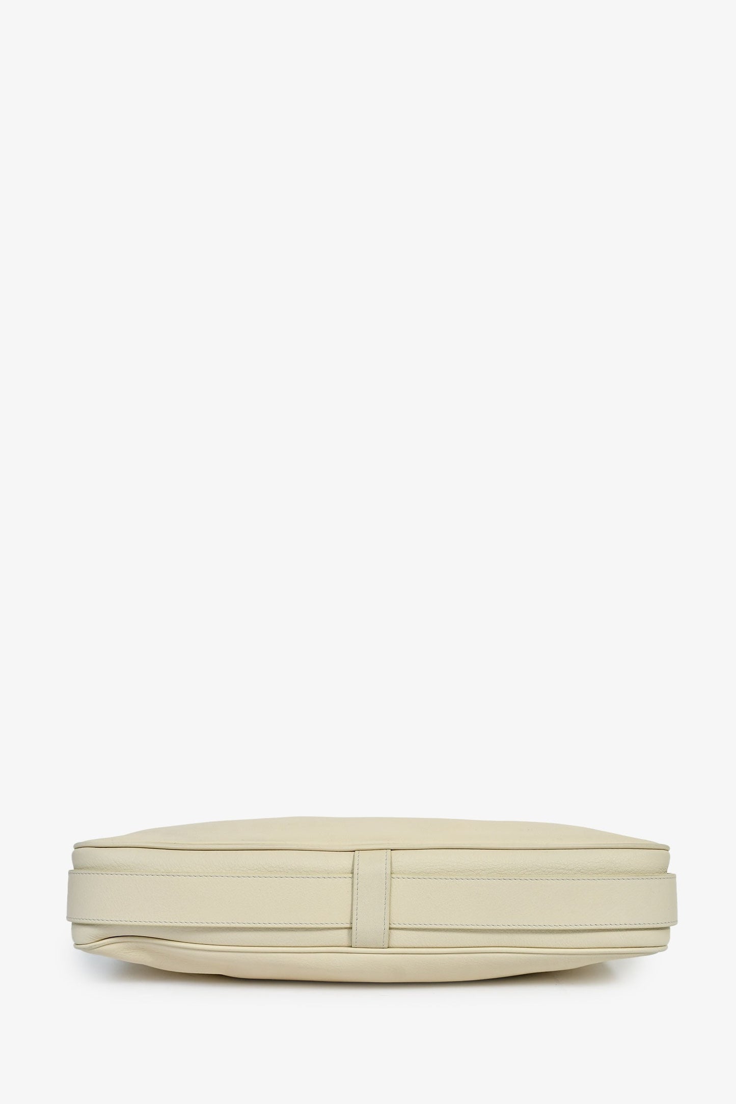 Celine 2021 Cream Leather 'Romy' Medium Shoulder Bag