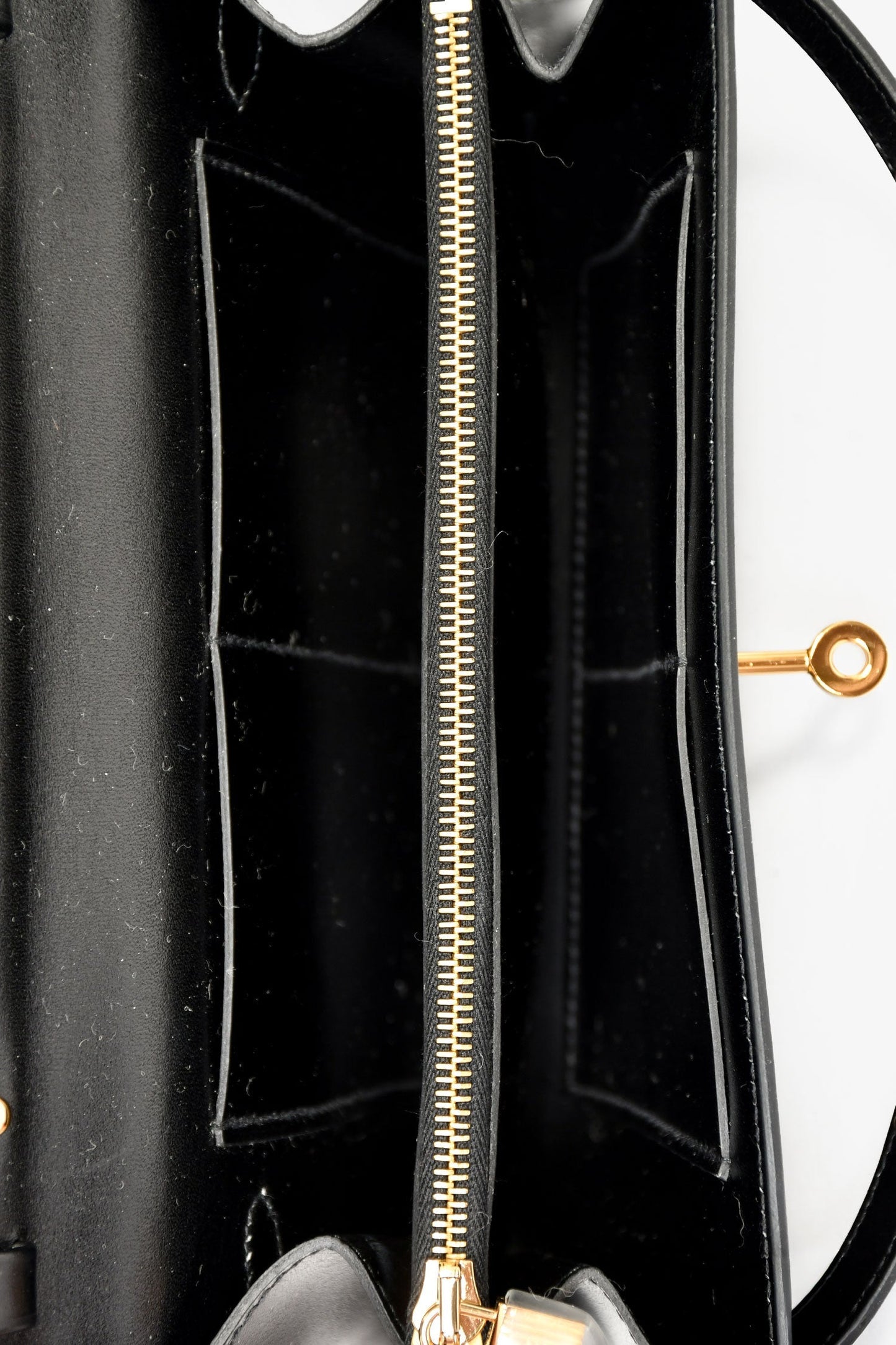 Hermès 2023 Black Box Leather Kelly To Go Wallet