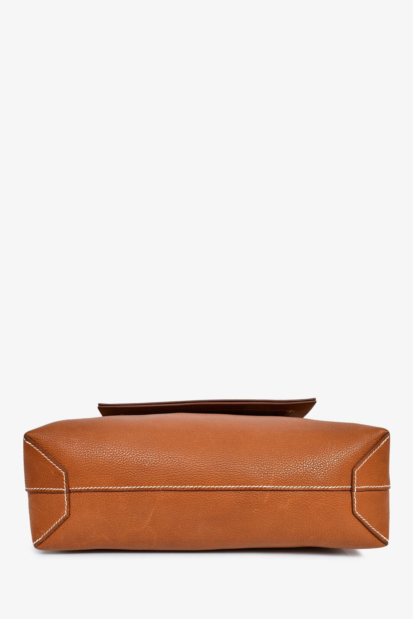 Hermès 2021 Brown Barenia Faubourg Leather Cabasellier 31 Tote