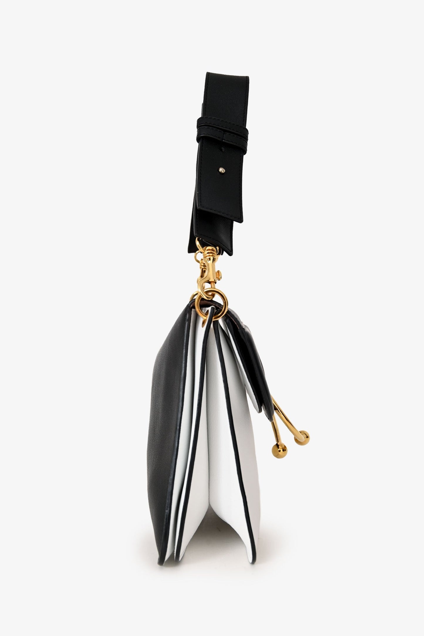 JW Anderson White/Black Medium Pierce Bag