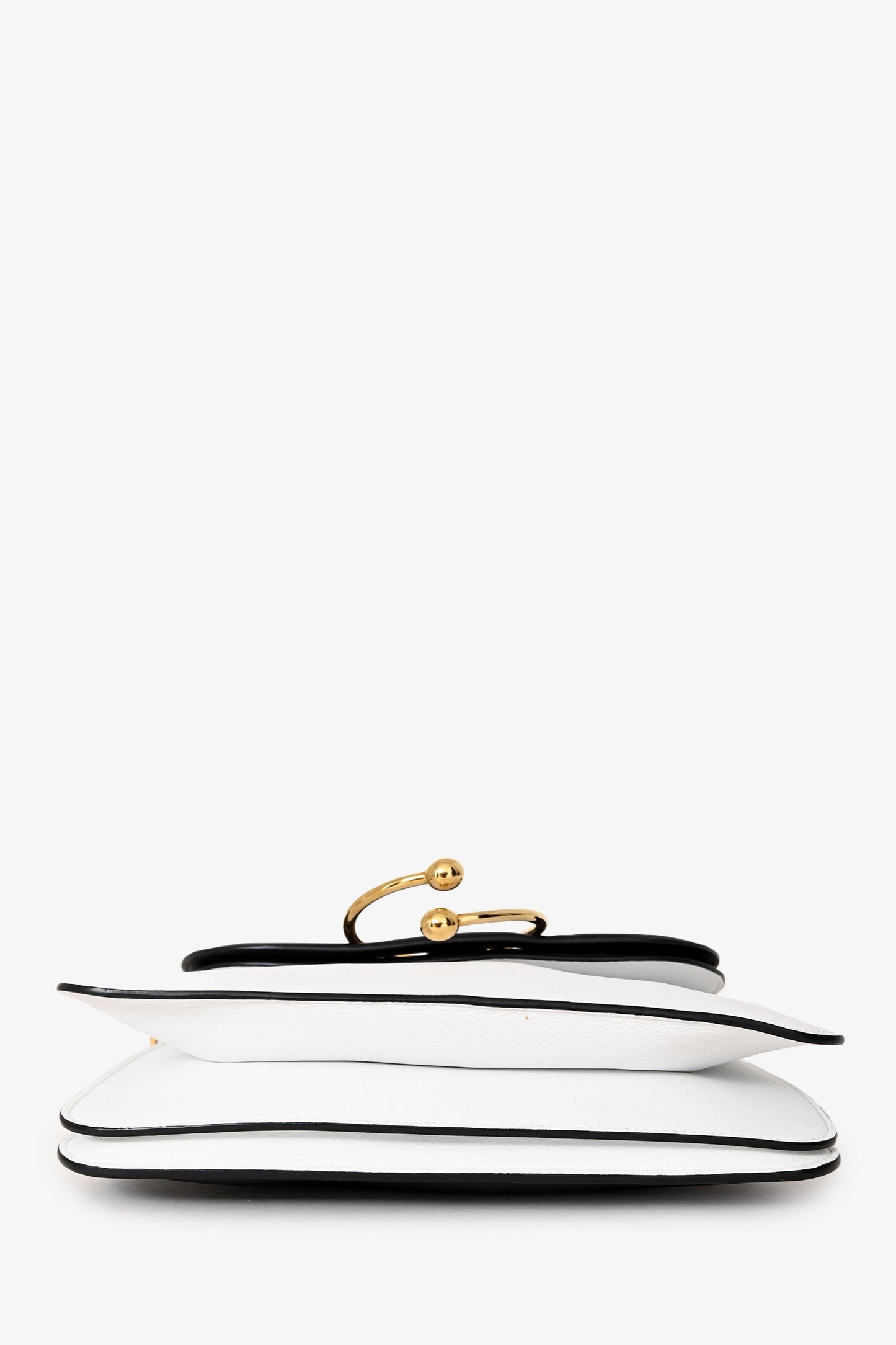 JW Anderson White/Black Medium Pierce Bag