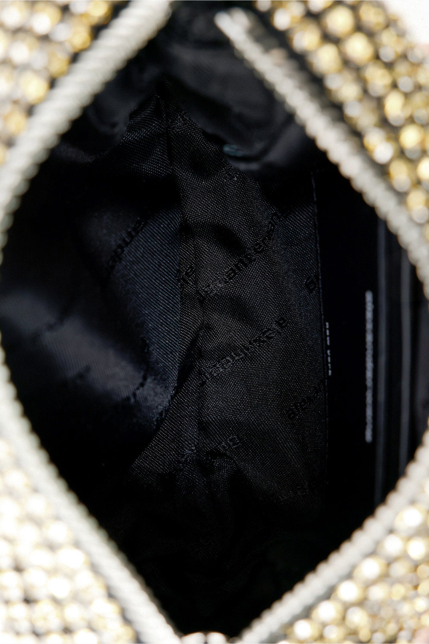 Alexander Wang Black/Crystal Mini Top Handle