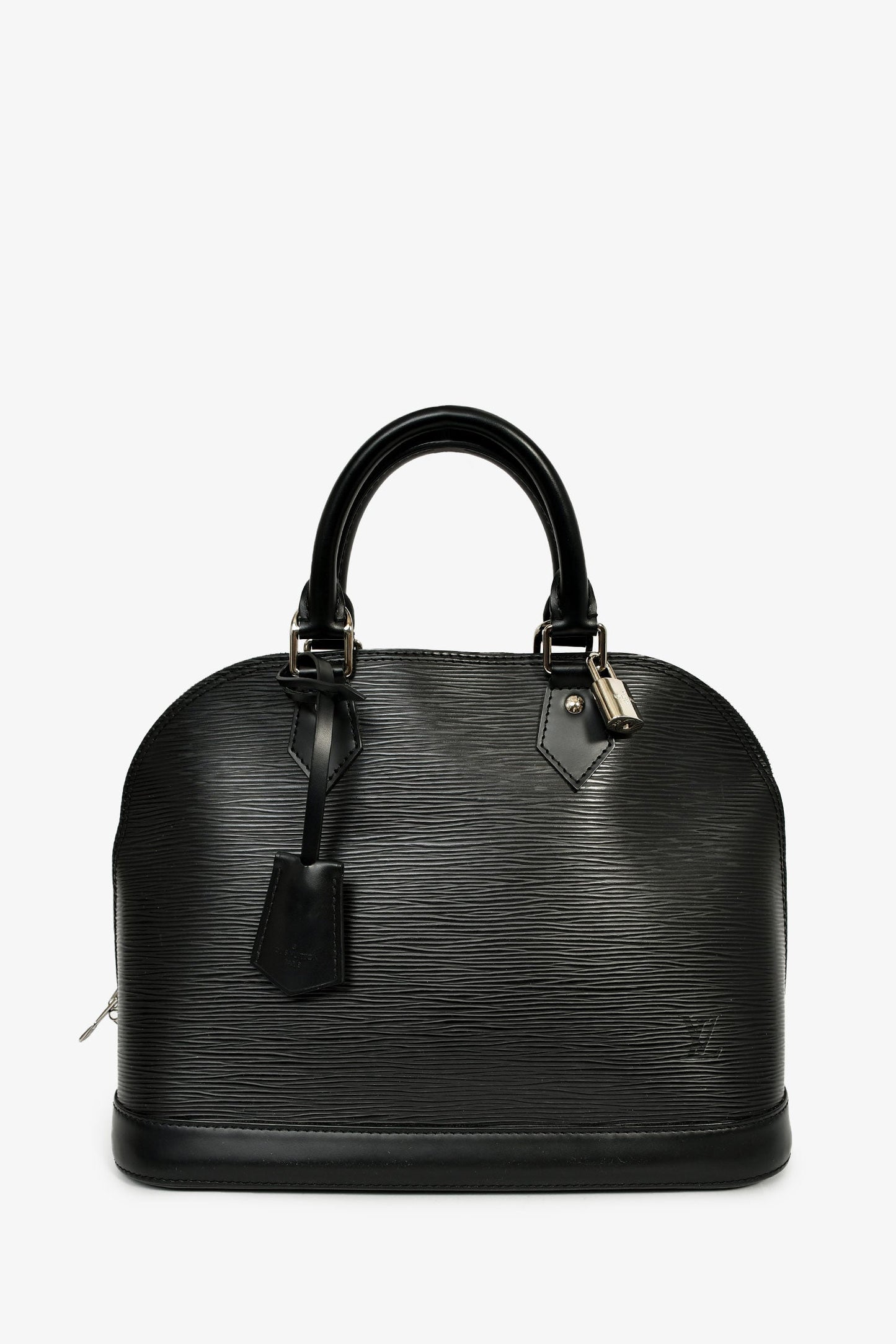 Louis Vuitton 2012 Black Epi Leather Alma PM Top Handle