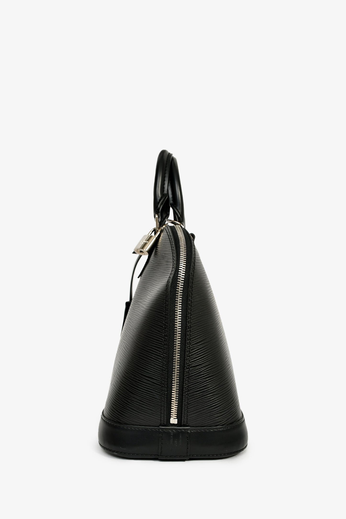 Louis Vuitton 2012 Black Epi Leather Alma PM Top Handle