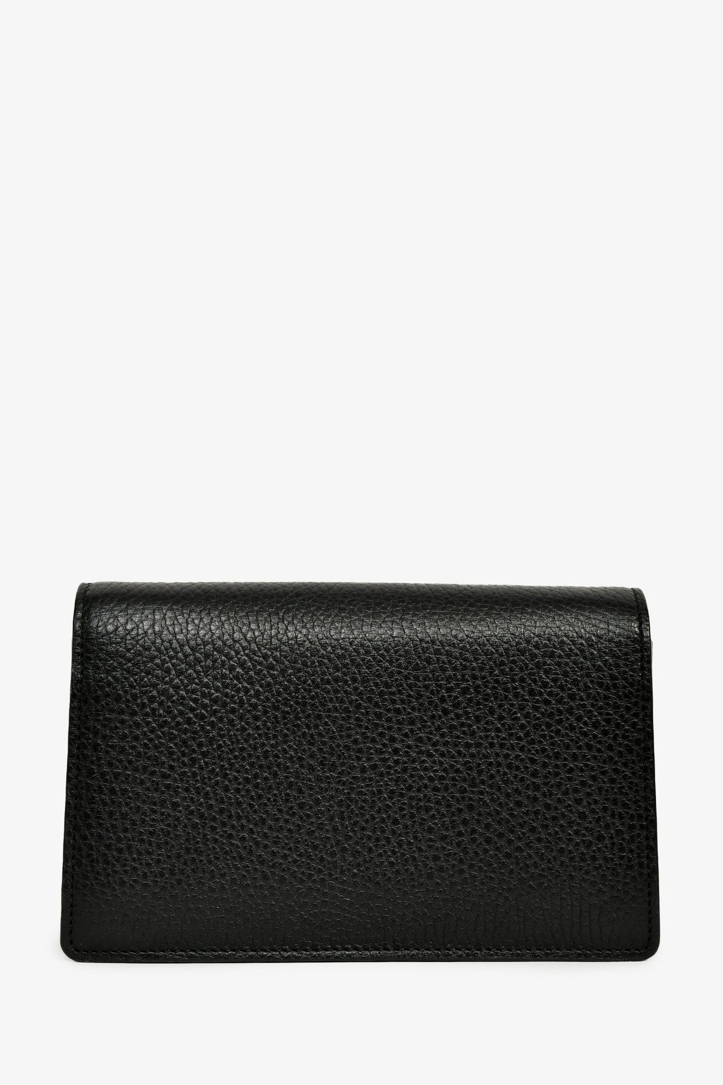 Gucci Black Leather Dionysus Super Mini Crossbody Bag