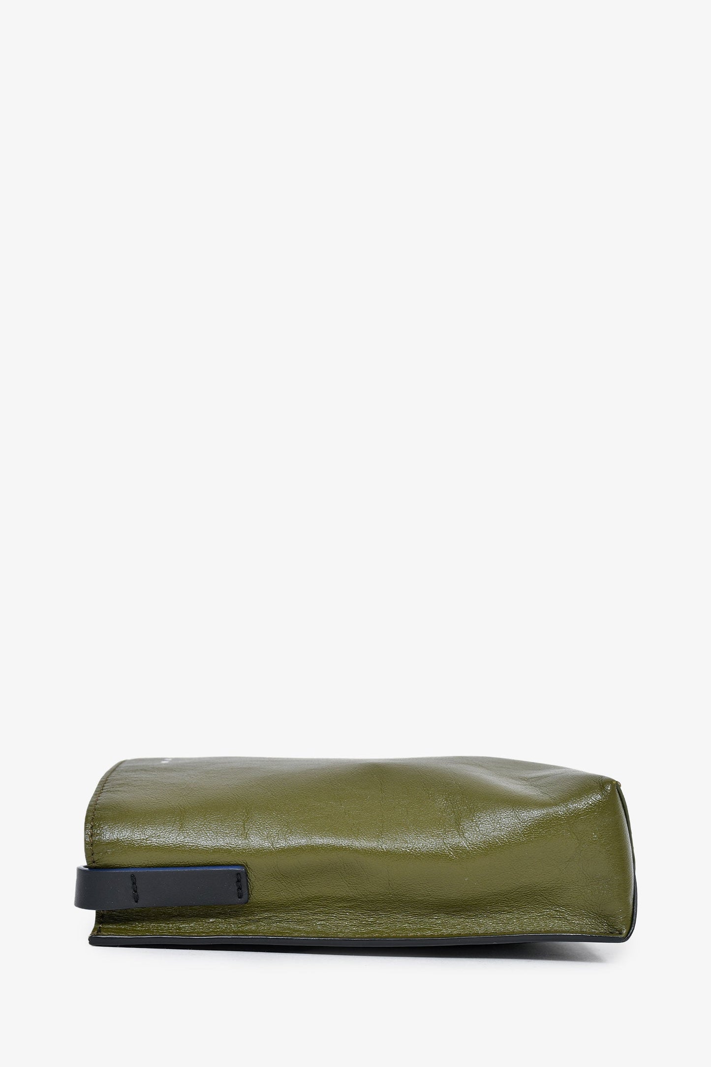 Marni Green/Black Leather Soft 'Museo' Crossbody Bag