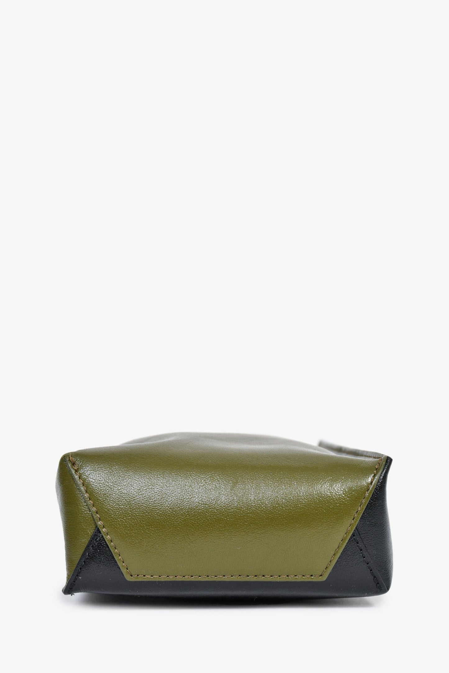 Marni Green/Black Leather Soft 'Museo' Crossbody Bag