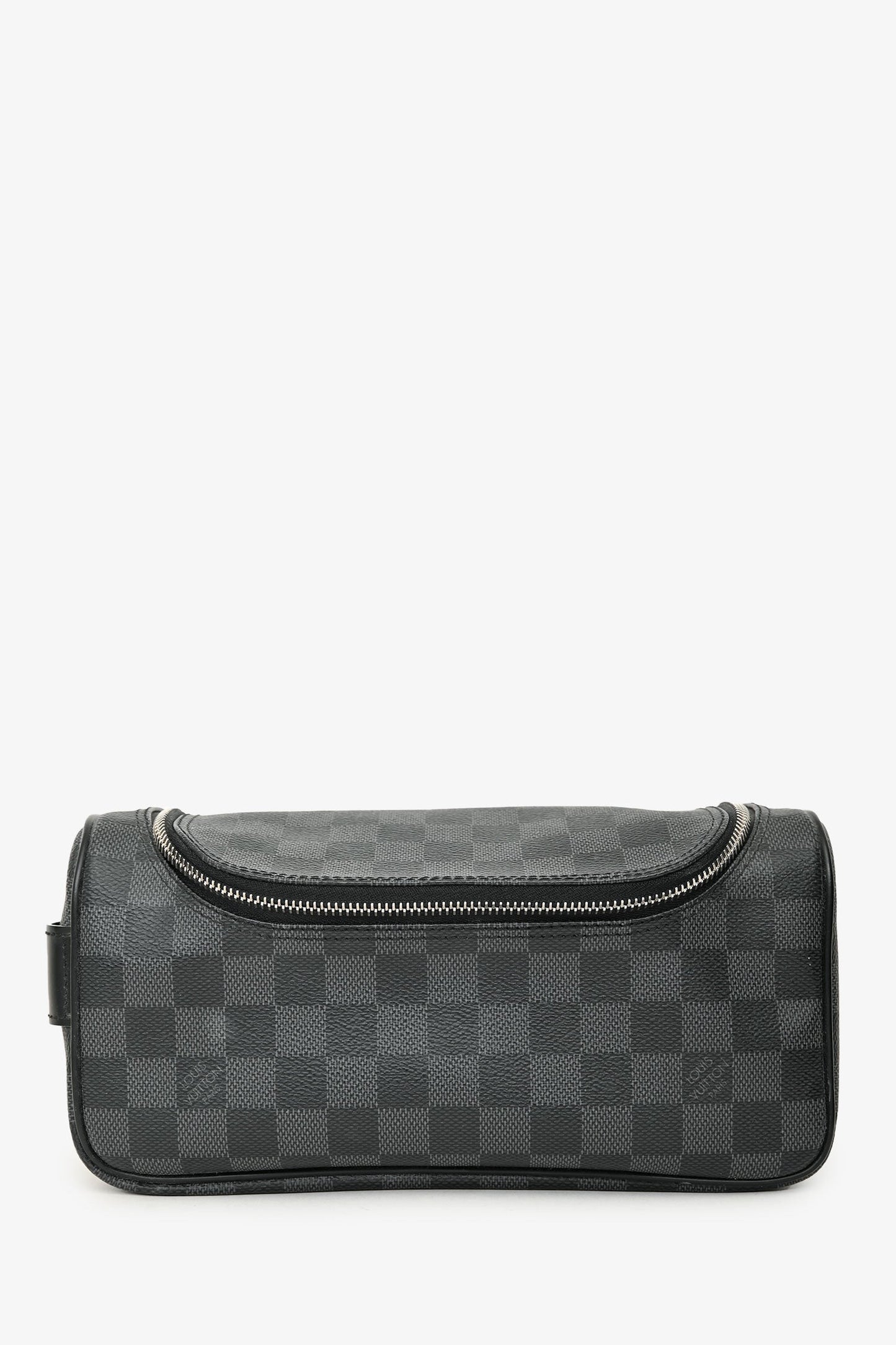 Louis Vuitton 2018 Black Damier Graphite Toiletry Cosmetic Pouch