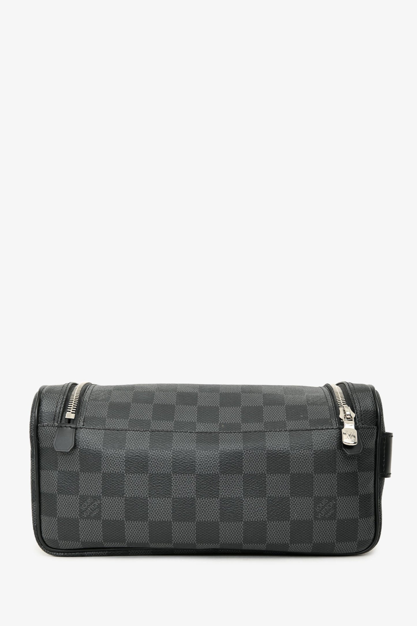 Louis Vuitton 2018 Black Damier Graphite Toiletry Cosmetic Pouch