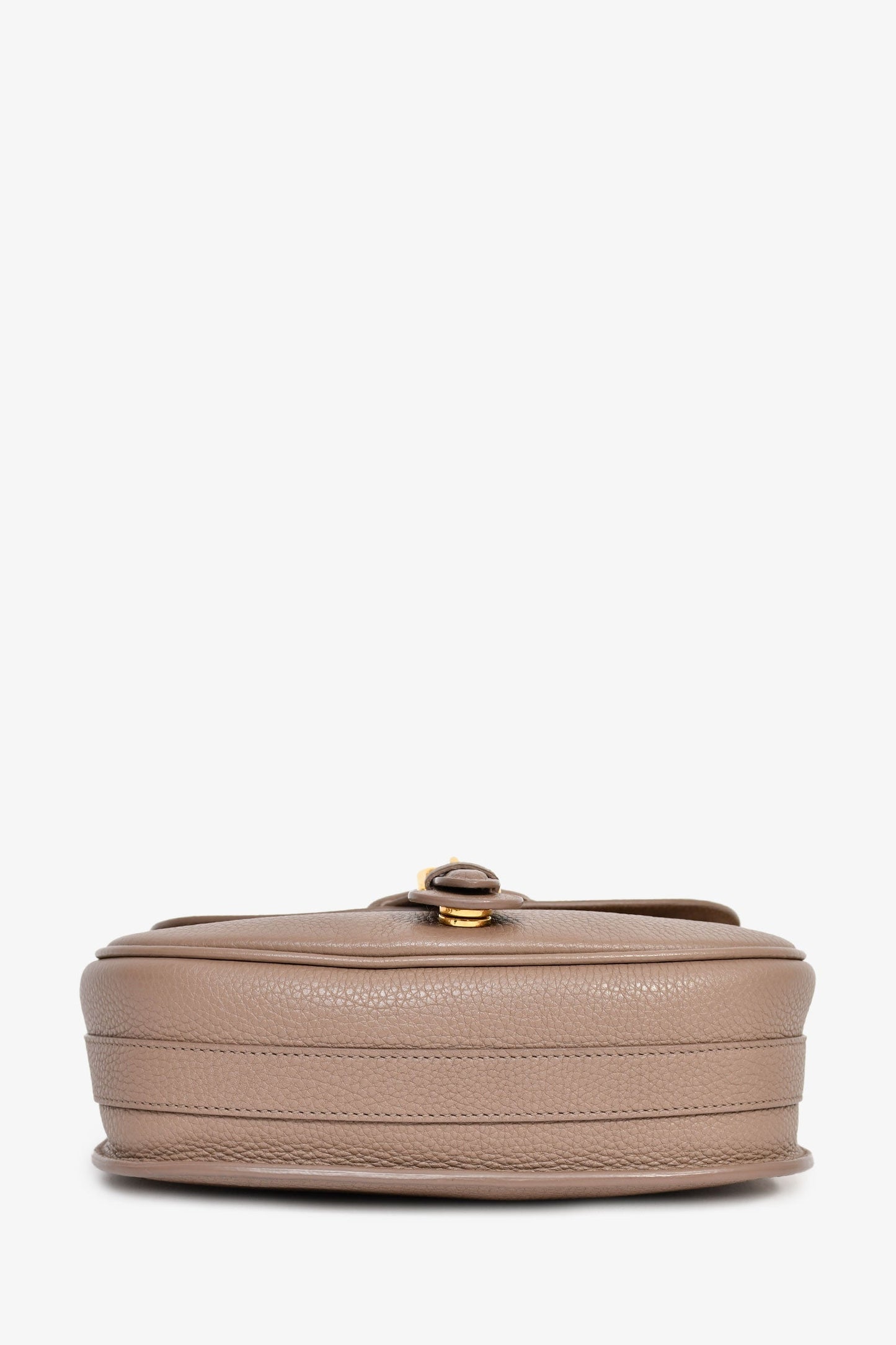 Christian Dior 2021 Taupe Grained Calfskin Medium Bobby Crossbody Bag
