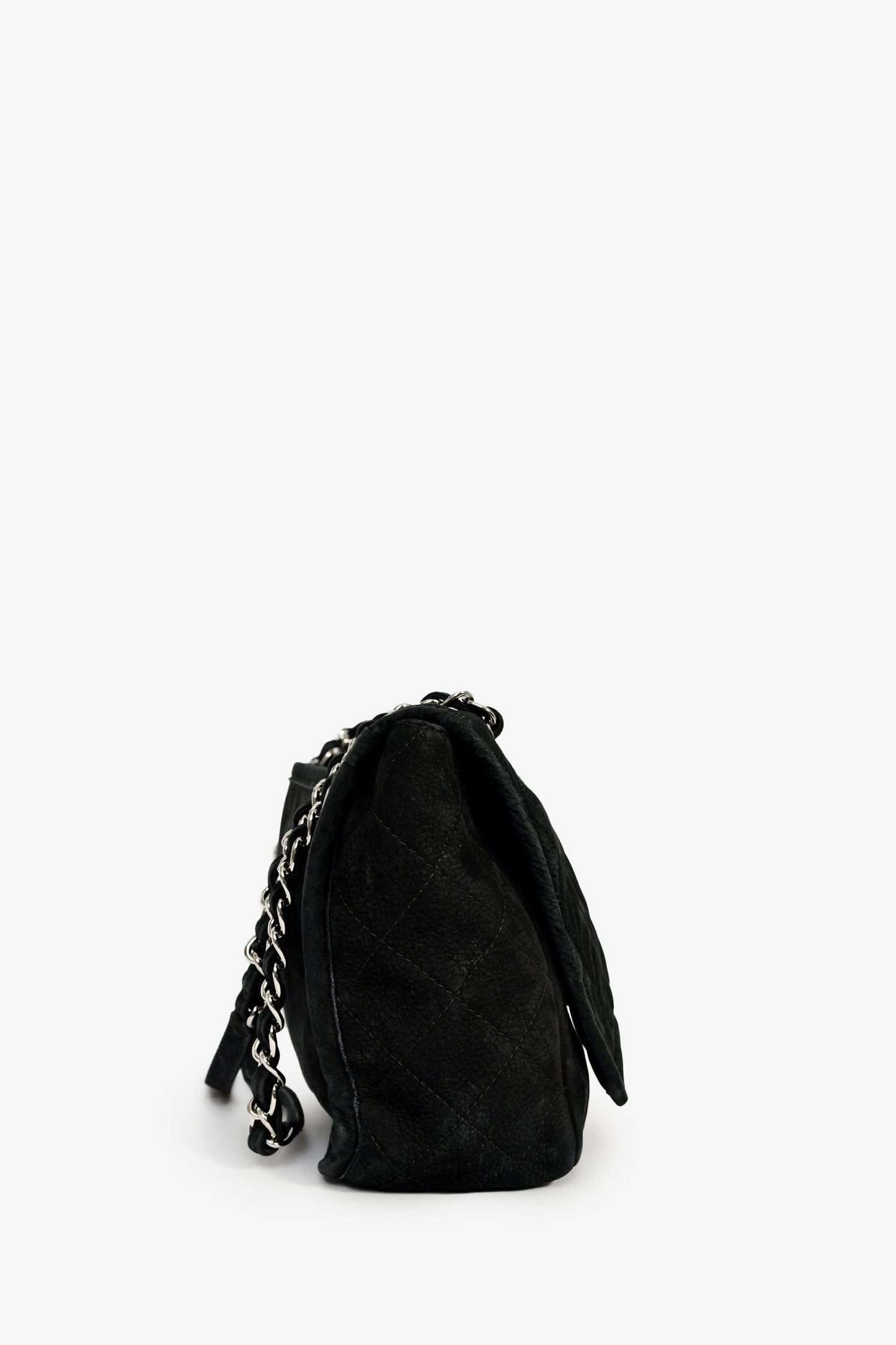 Chanel™ 2011/12 Black Nubuck CC Flap Bag