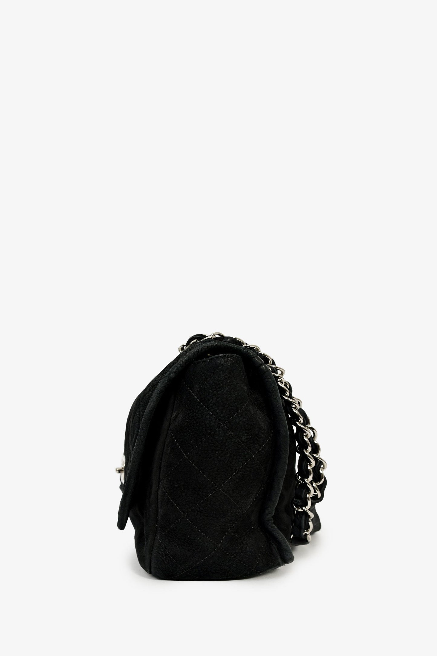 Chanel™ 2011/12 Black Nubuck CC Flap Bag