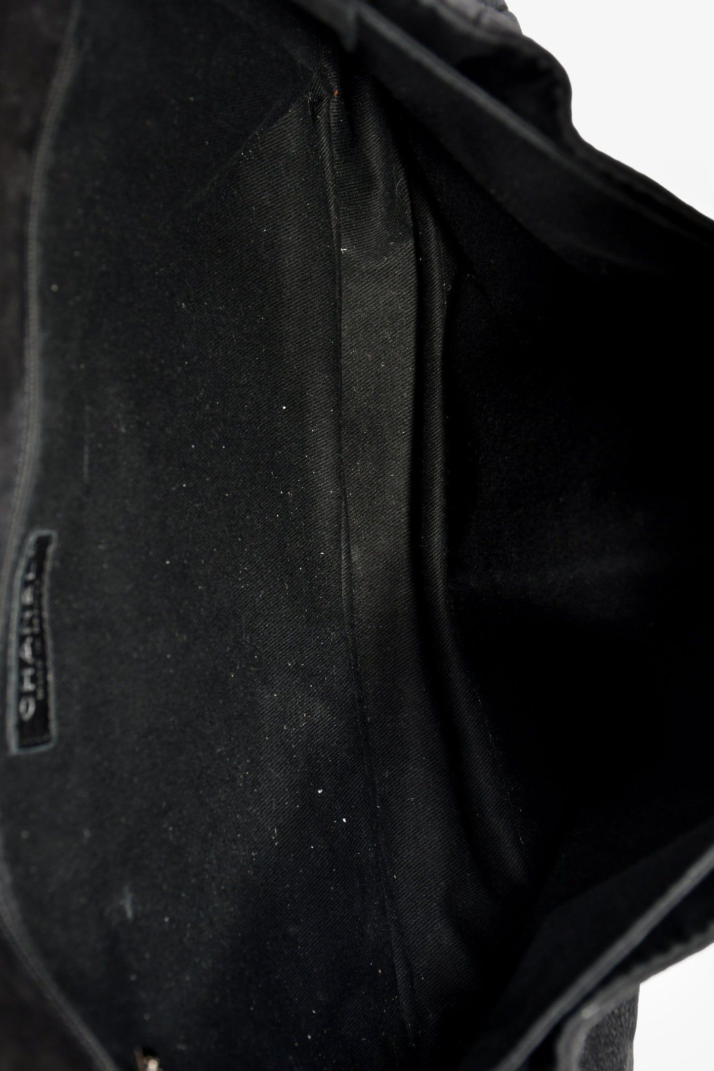 Chanel™ 2011/12 Black Nubuck CC Flap Bag