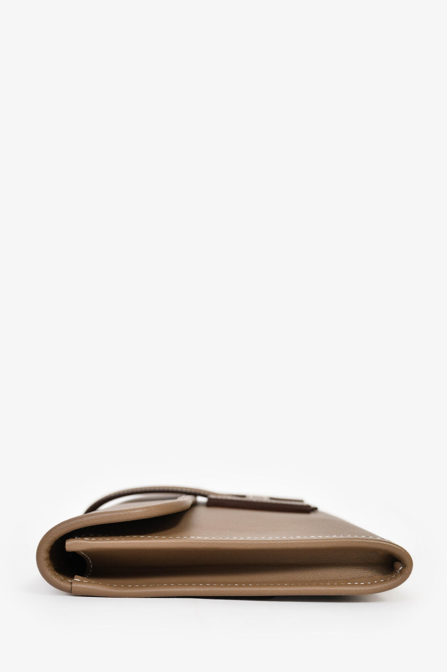 Hermès 2018 Etoupe Swift Jige Elan 29 Clutch