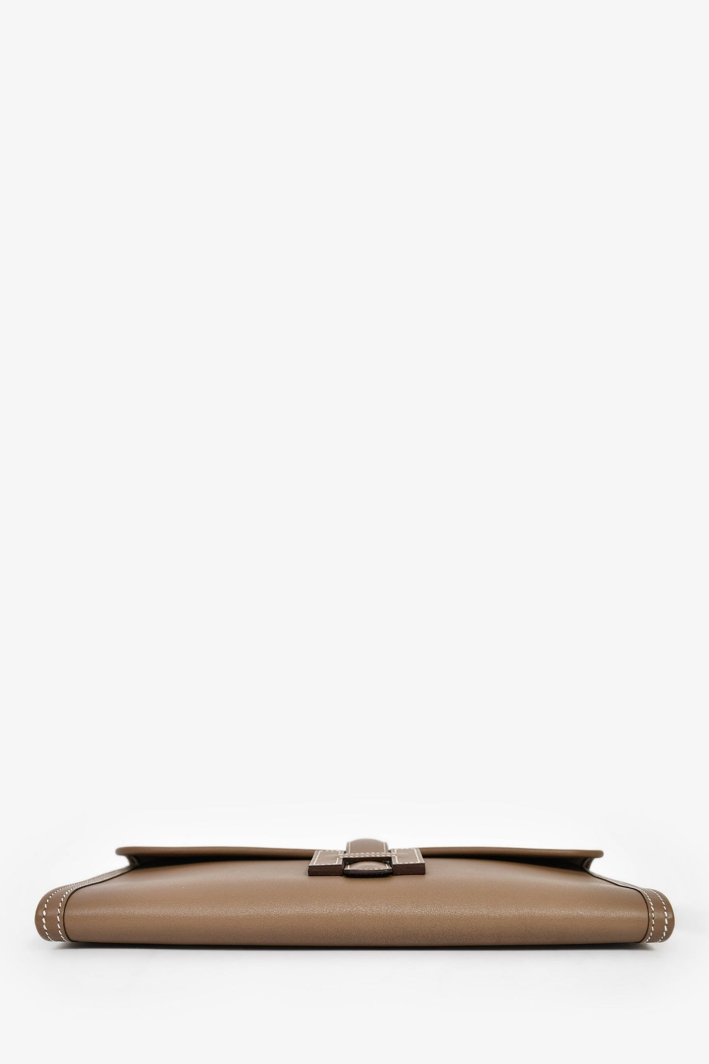 Hermès 2018 Etoupe Swift Jige Elan 29 Clutch
