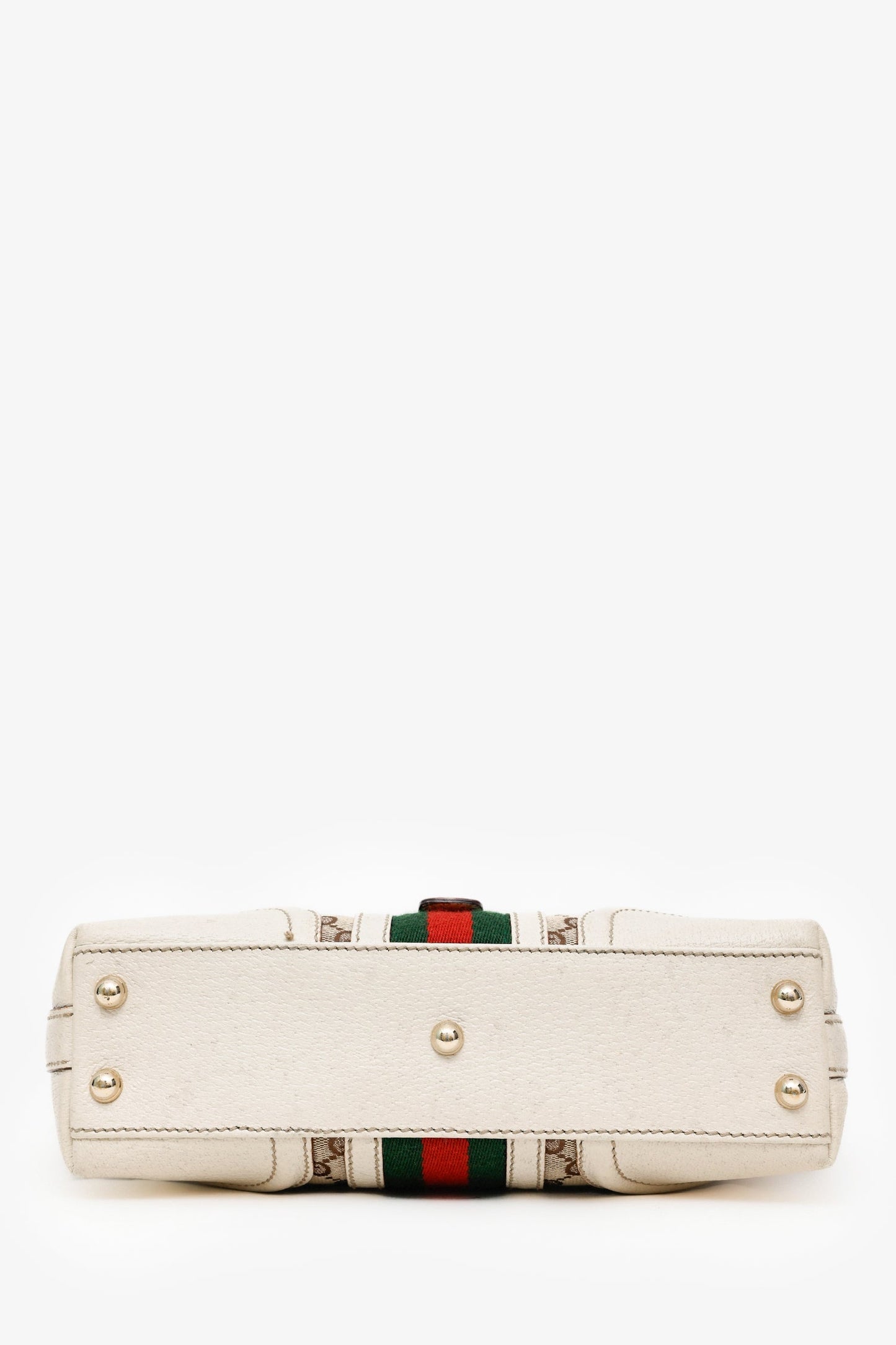 Gucci Beige Ophidia GG Web Shoulder Bag