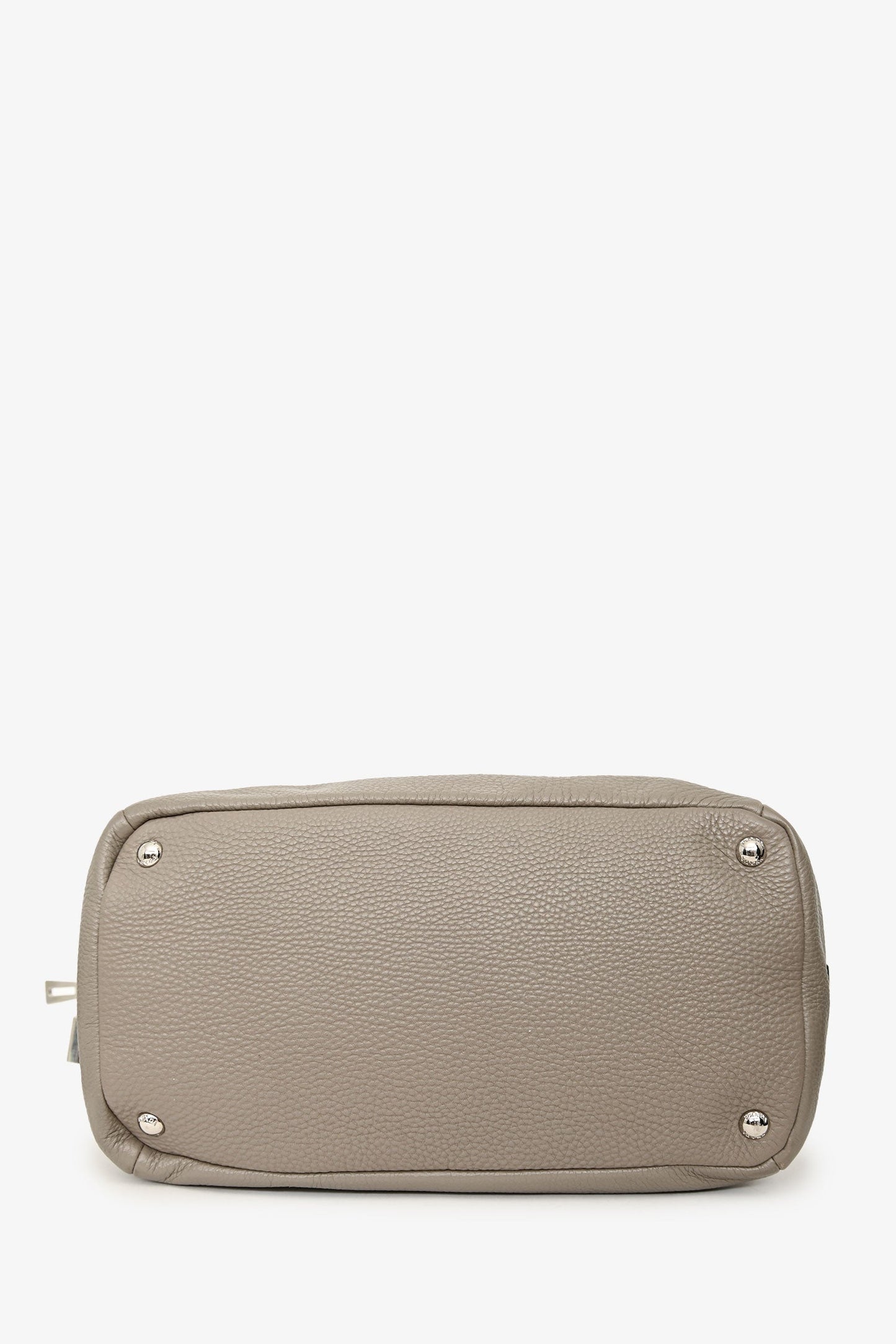 Prada Grey Leather Vitello Danio Top Handle
