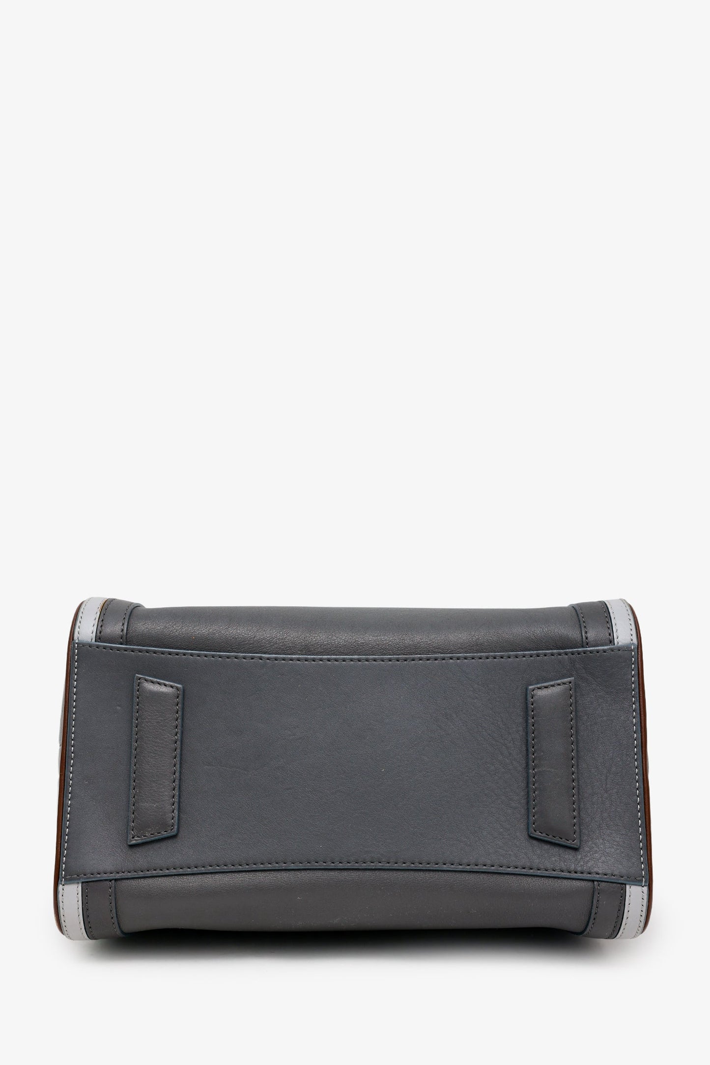 Givenchy Grey/Brown Leather Small Antigona Top Handle With Strap