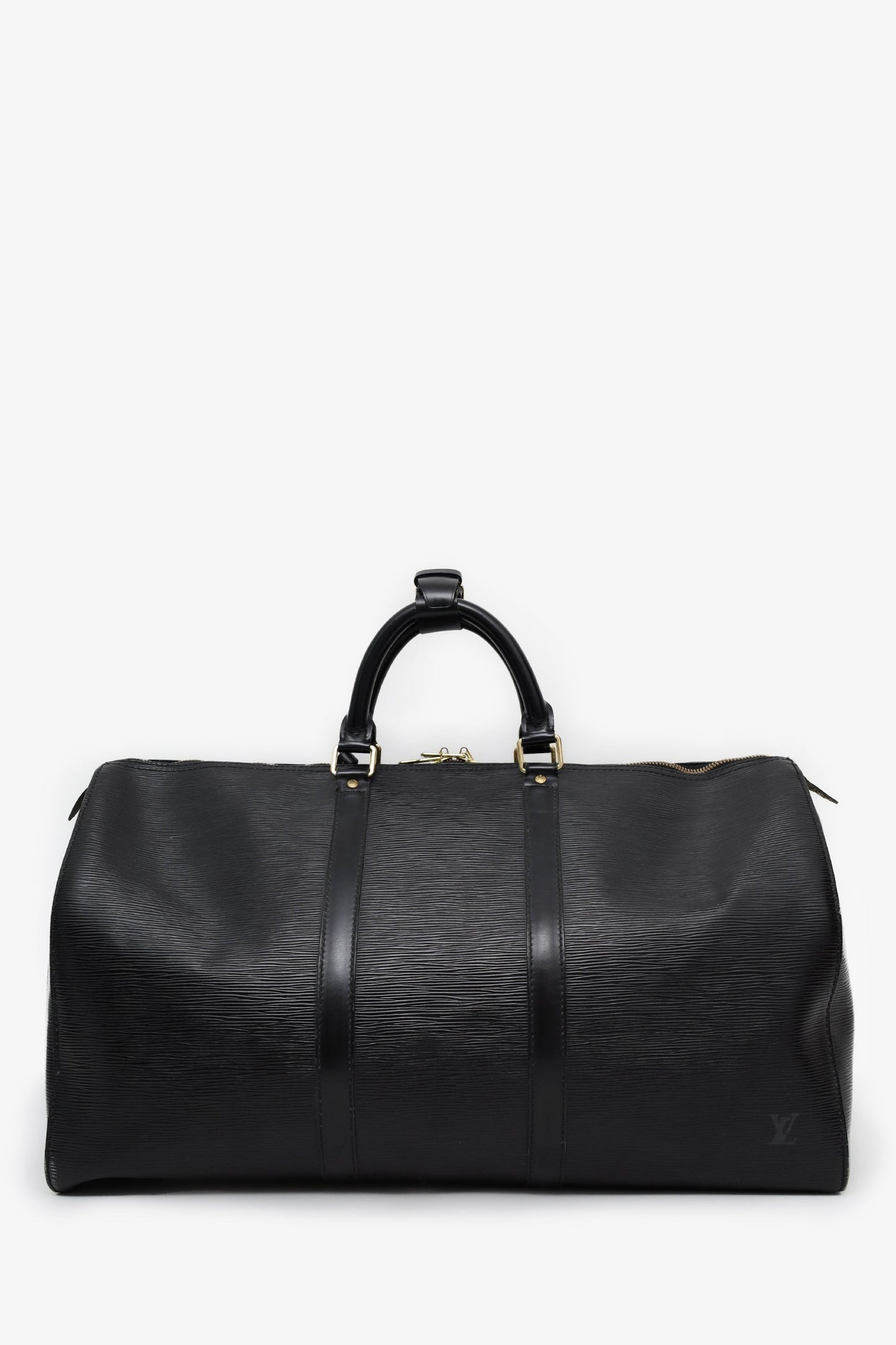 Louis Vuitton 1995 Black Epi Leather Keepall 50