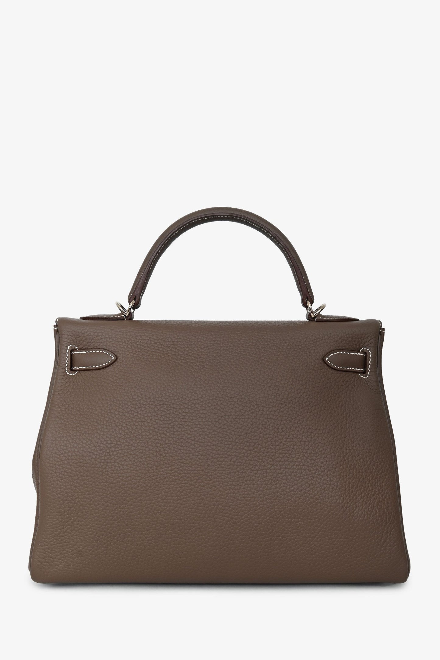 Hermès 2014 Etoupe Clemence Leather Kelly 32 PHW