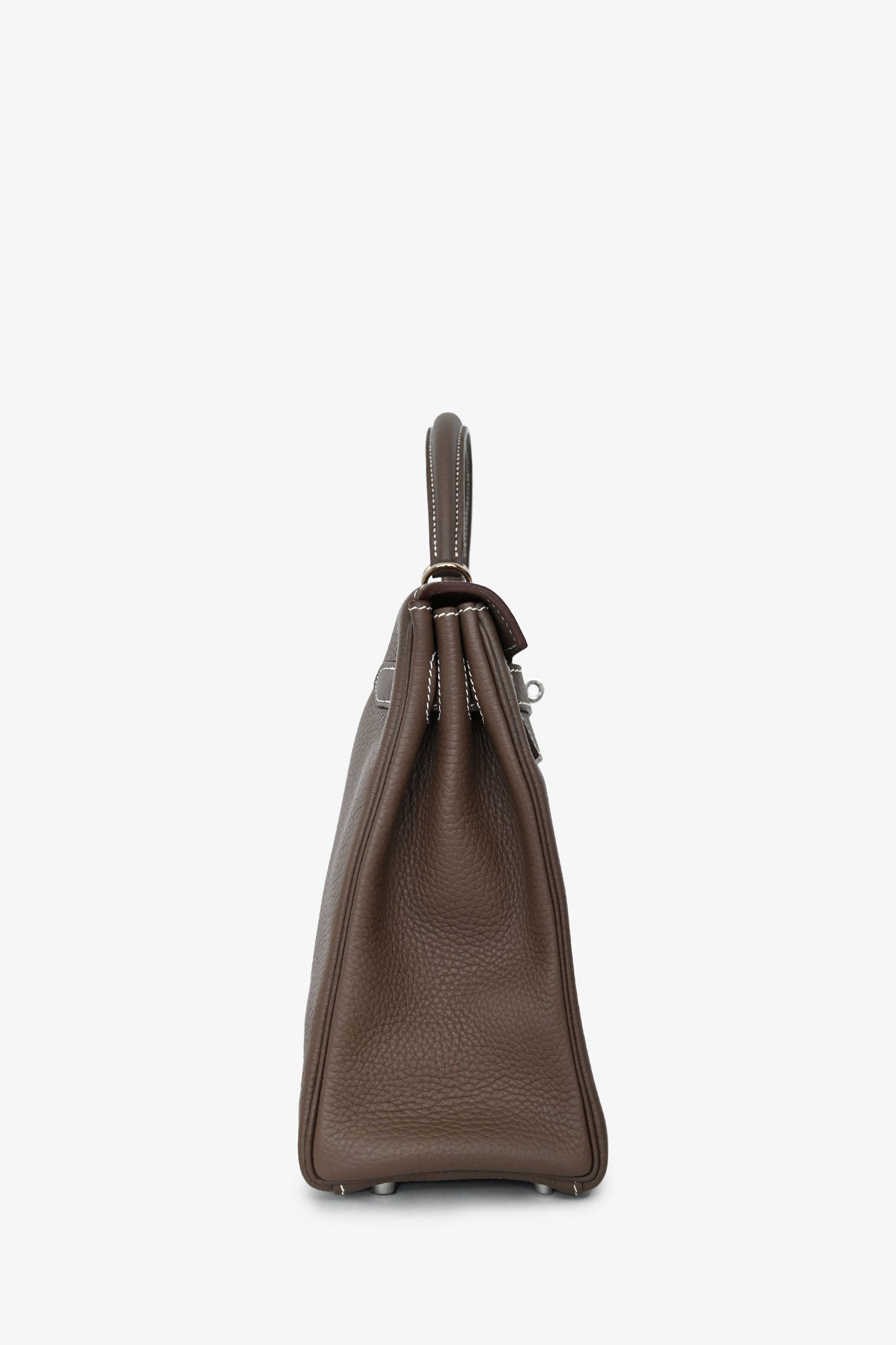 Hermès 2014 Etoupe Clemence Leather Kelly 32 PHW