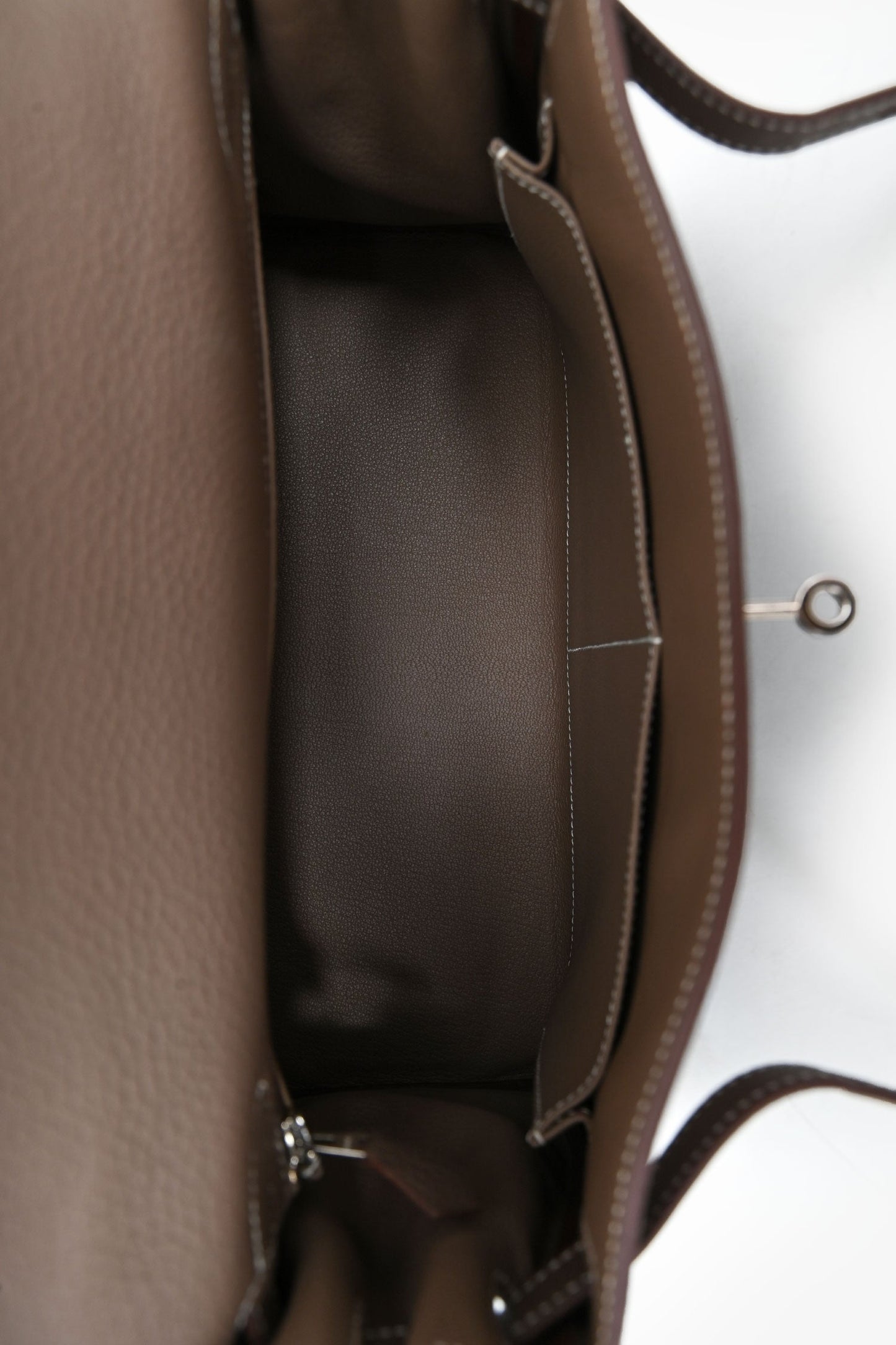 Hermès 2014 Etoupe Clemence Leather Kelly 32 PHW