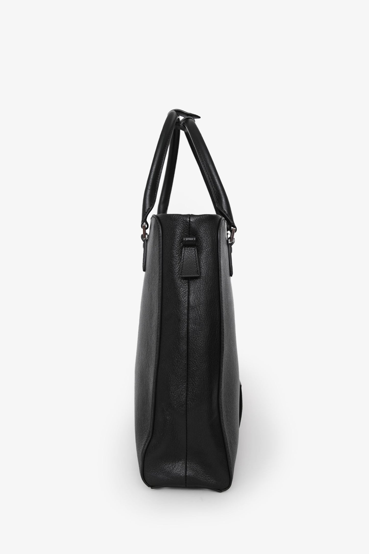 Maison Margiela Black Leather 5AC Verticle Tote