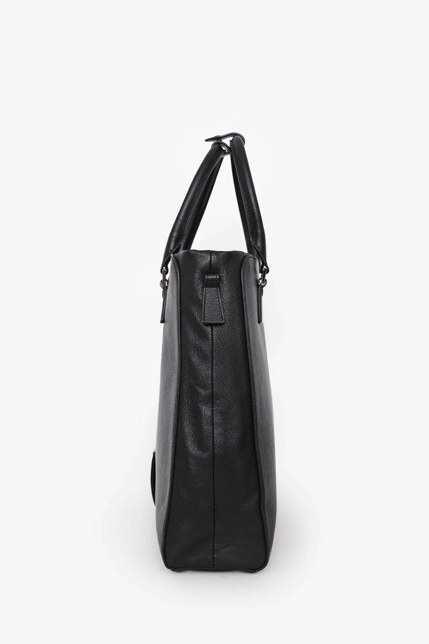 Maison Margiela Black Leather 5AC Verticle Tote