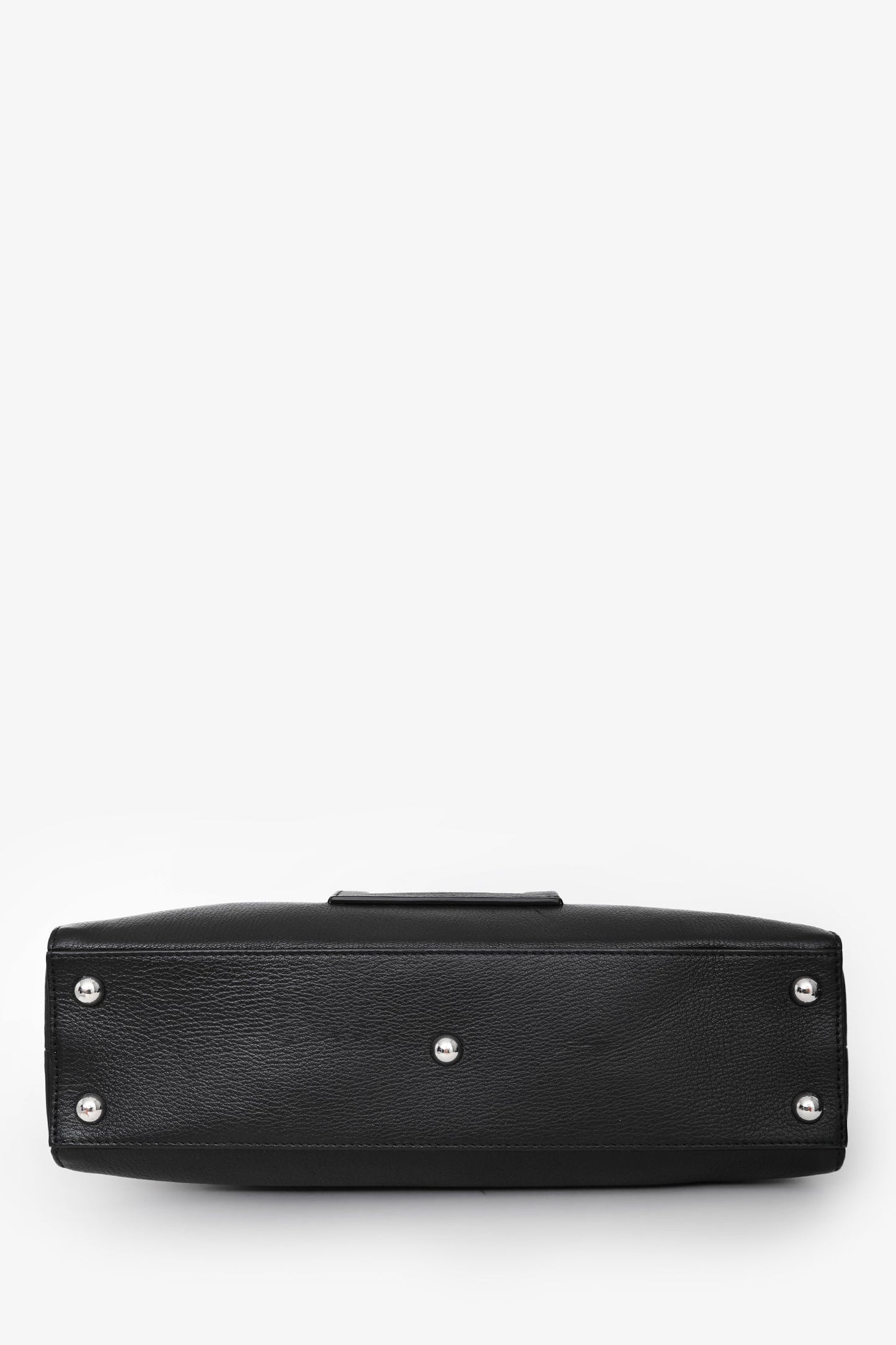 Maison Margiela Black Leather 5AC Verticle Tote