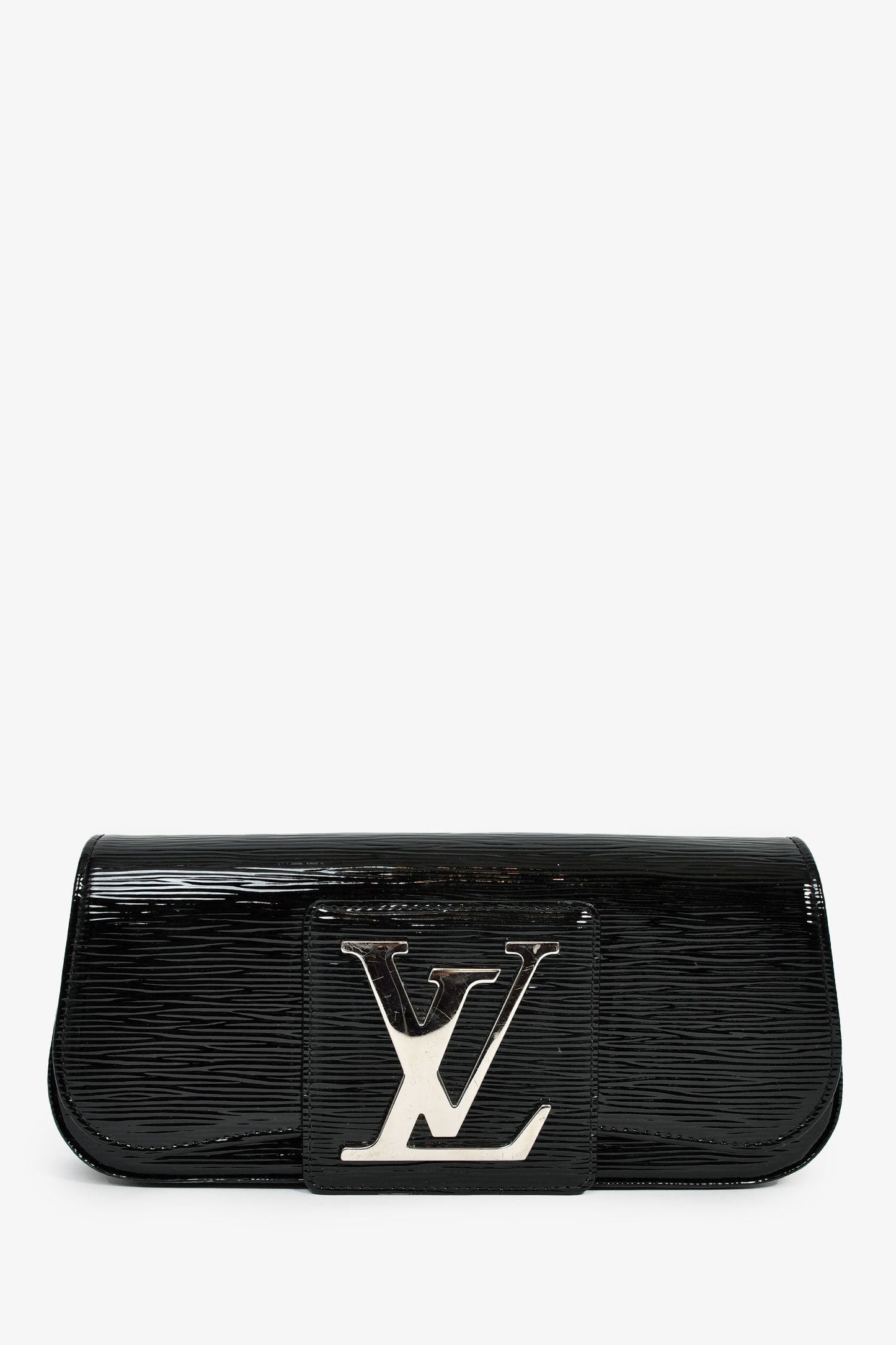 Louis Vuitton 2011 Black Patent Leather 'Vernis Sobe‘ Clutch