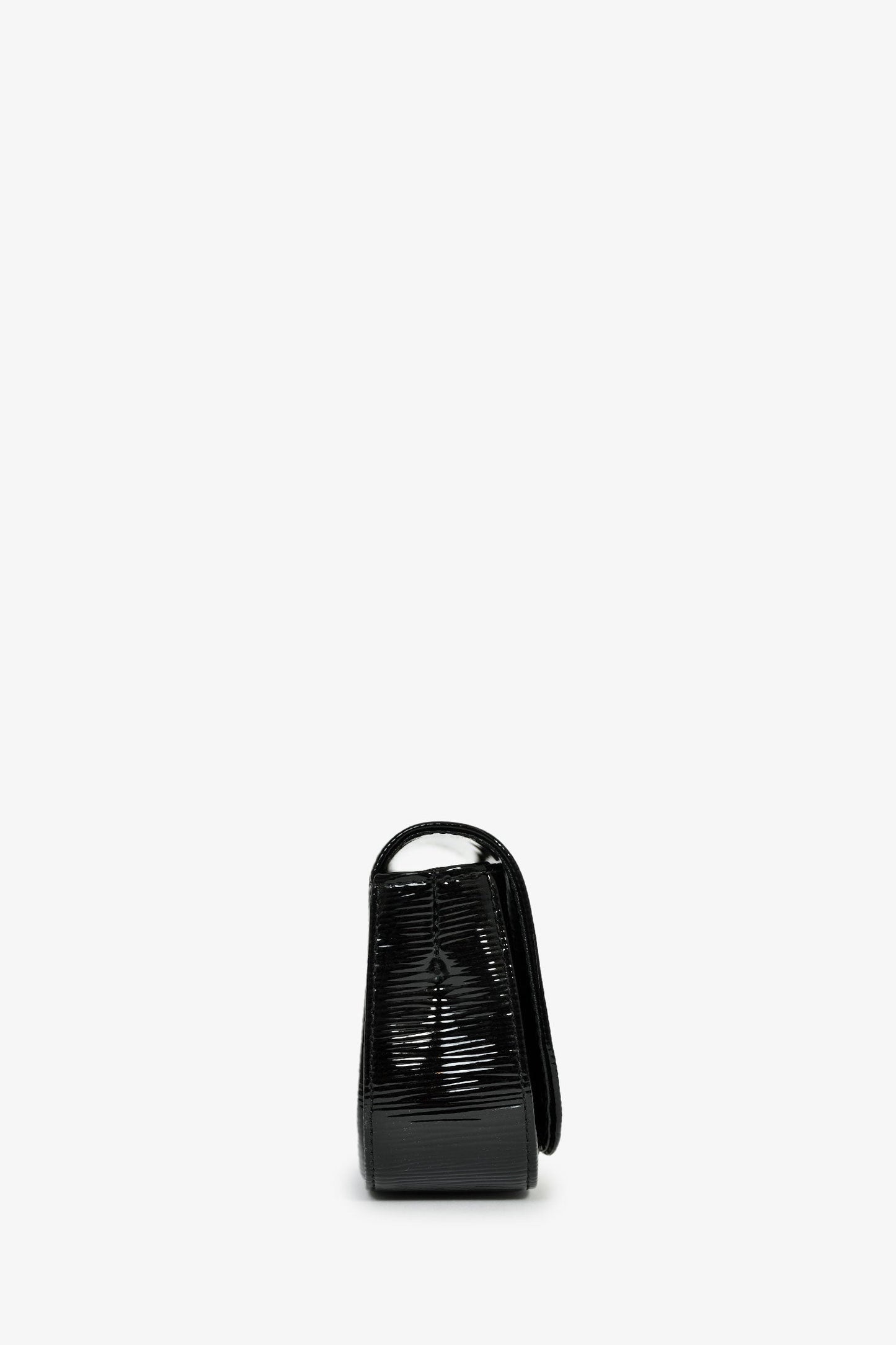 Louis Vuitton 2011 Black Patent Leather 'Vernis Sobe‘ Clutch