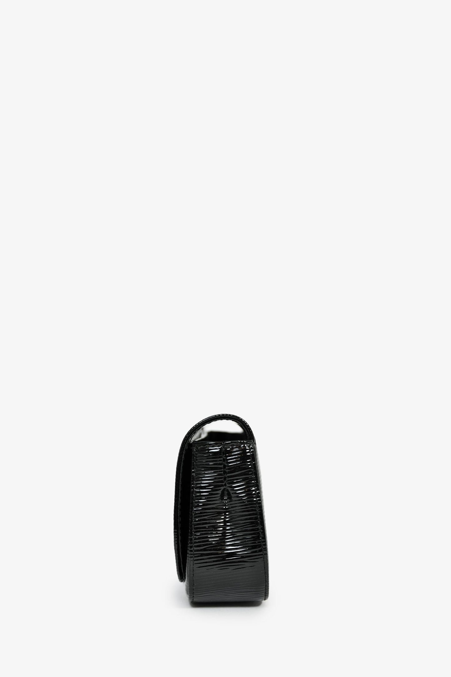 Louis Vuitton 2011 Black Patent Leather 'Vernis Sobe‘ Clutch