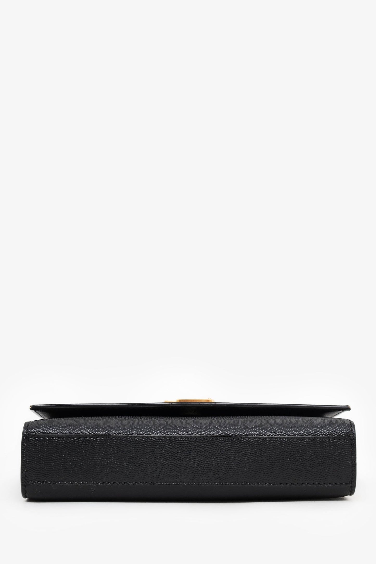 Saint Laurent Black Grained Leather Small Kate Bag