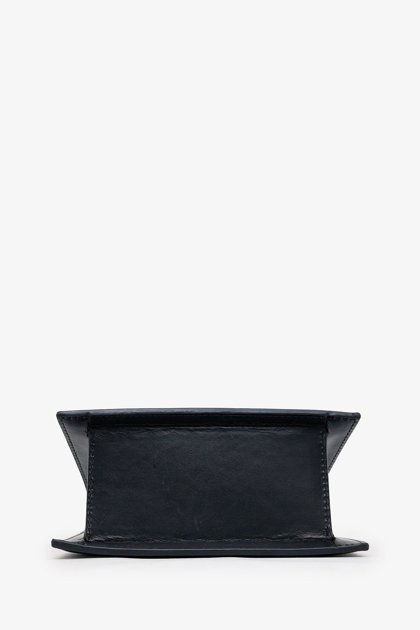 Jacquemus Black Leather 'Le Grand Chiquito' Shoulder Bag With Strap