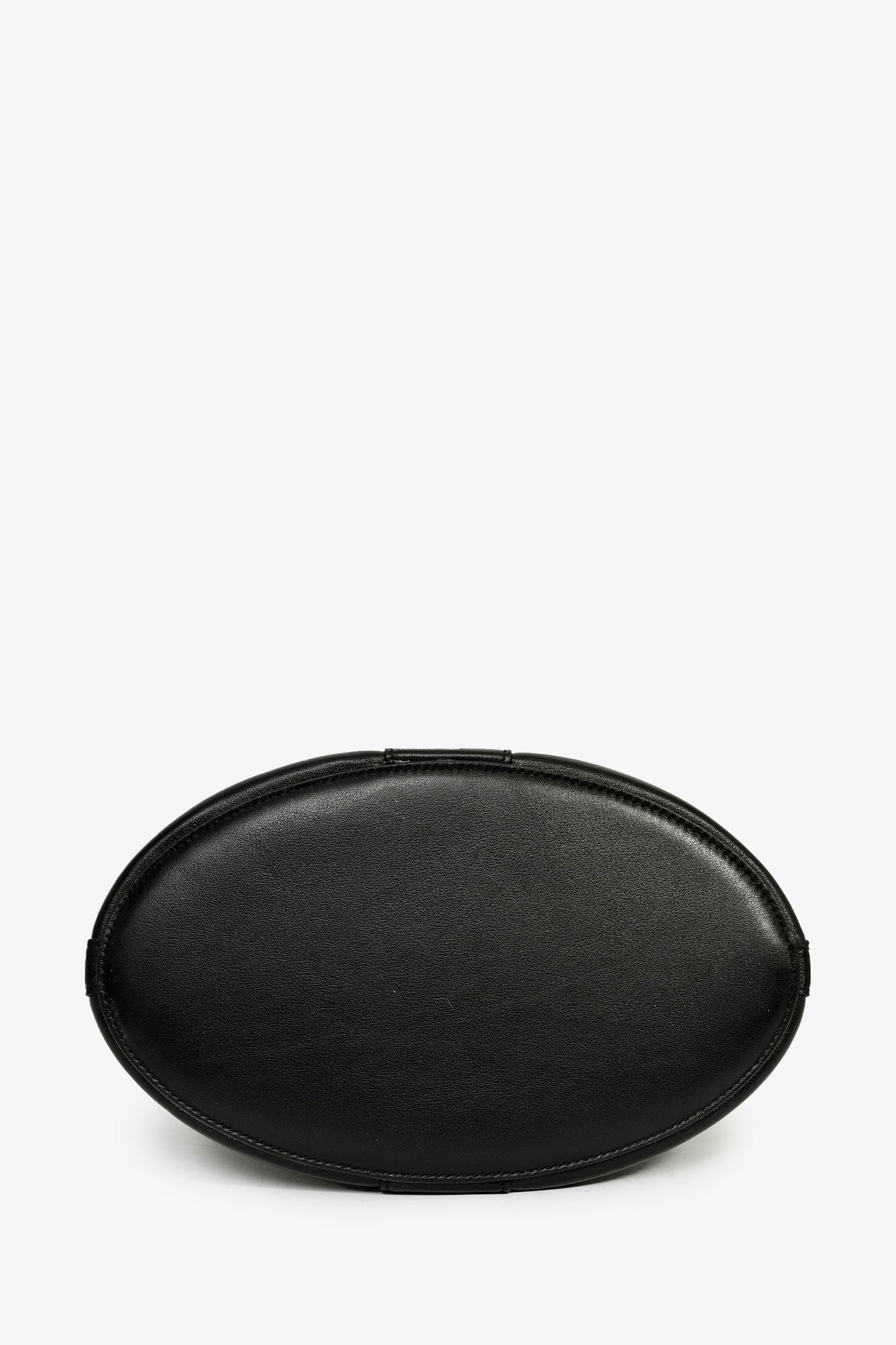 Saint Laurent Black Leather Y Bucket Top Handle Bag