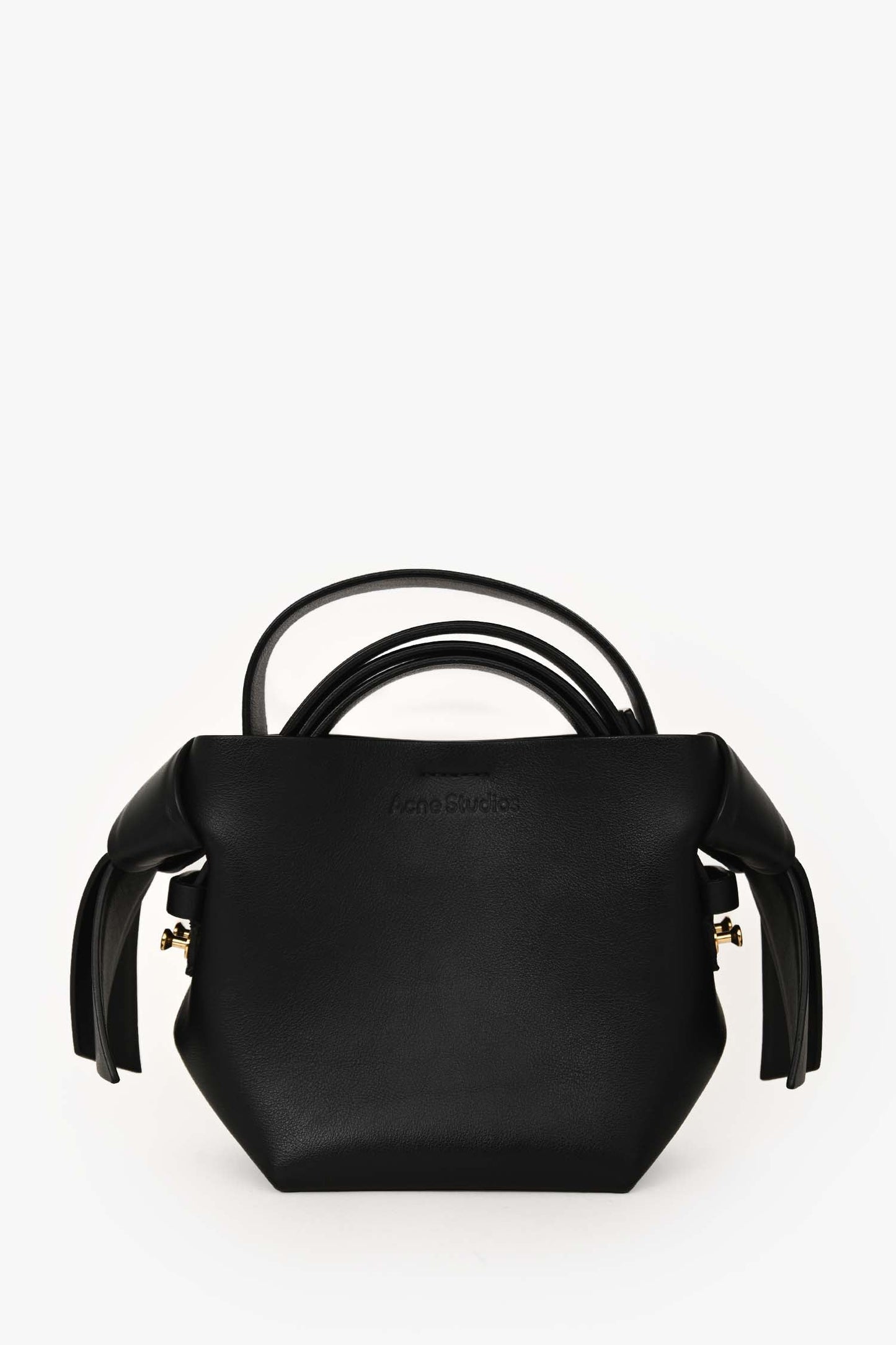 Acne Studios Black Leather Mini 'Musubi' Bag