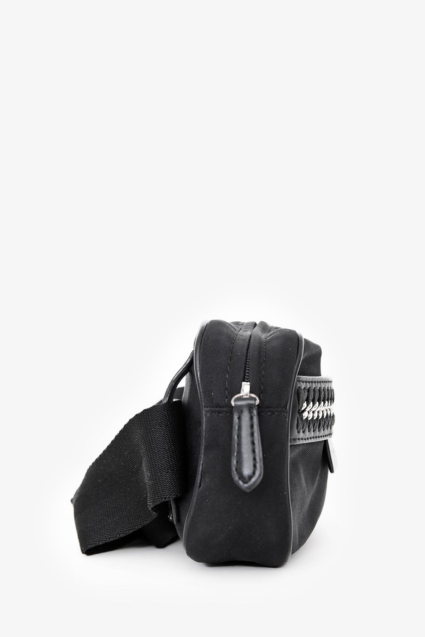 Stella McCartney Black Eco Nylon Mini Bum Belt Bag