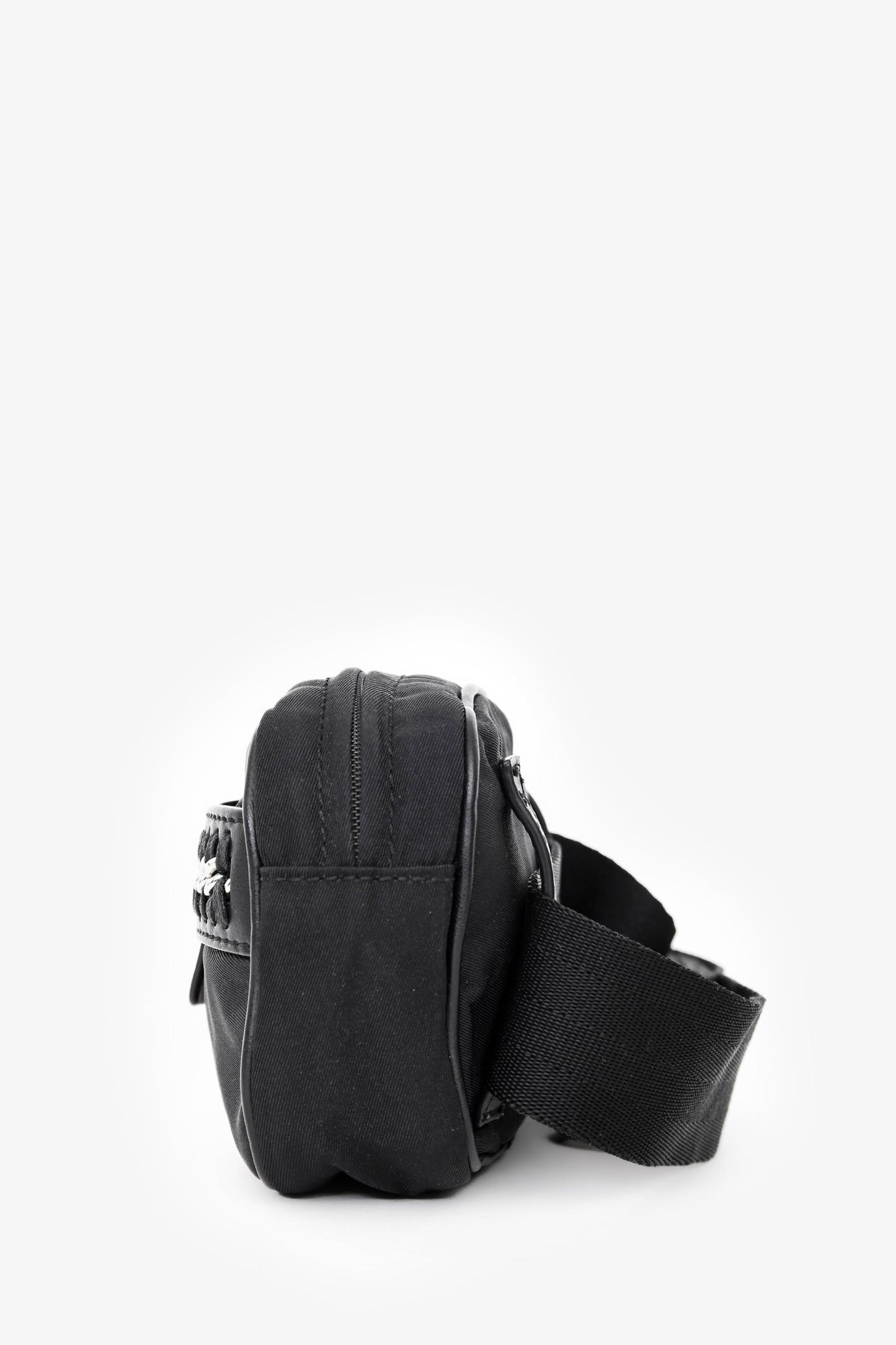 Stella McCartney Black Eco Nylon Mini Bum Belt Bag