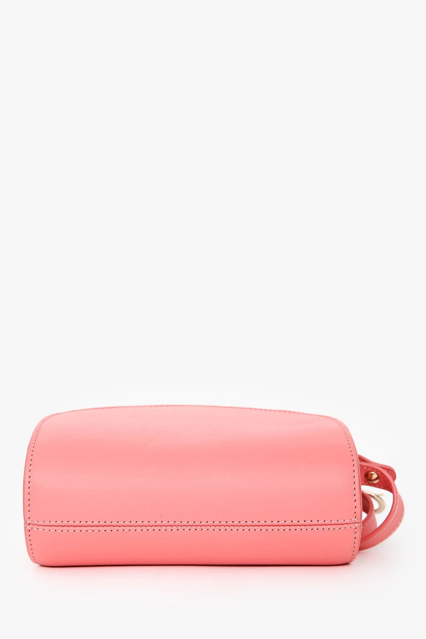 A.P.C. Pink Leather Demi Lune Crossbody Bag