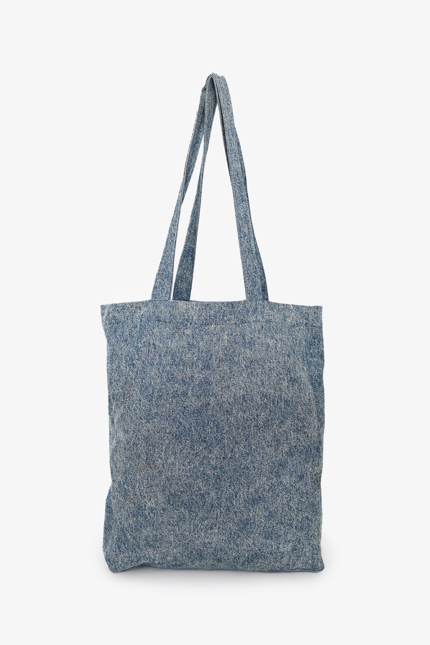 A.P.C. Blue Denim Logo Tote