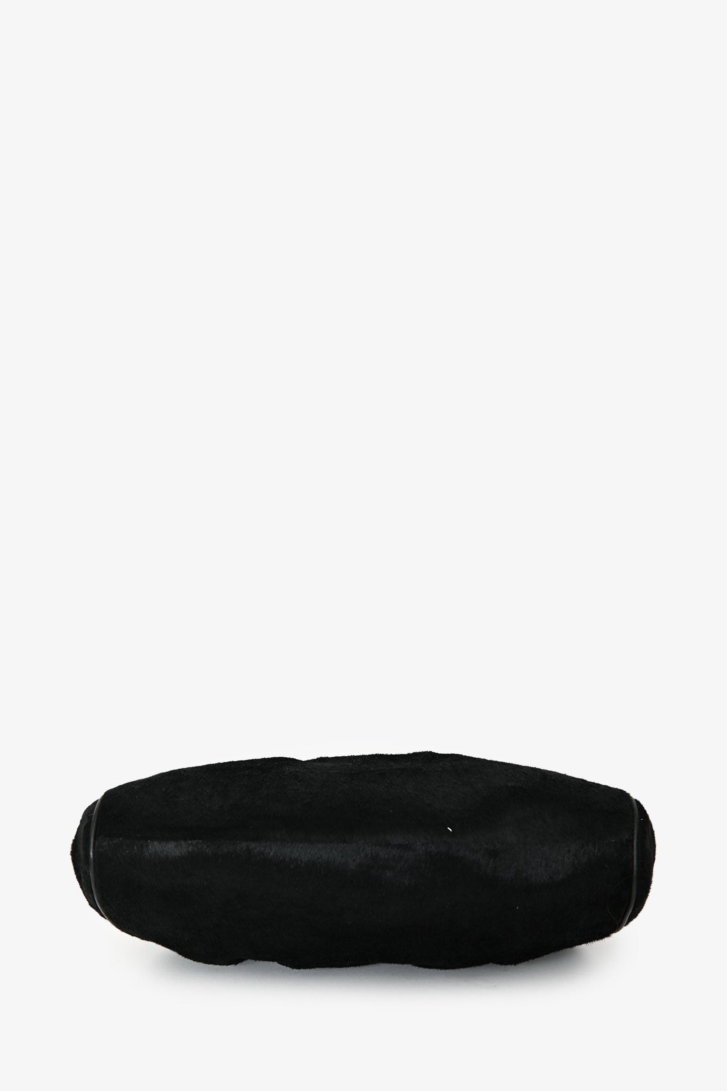 Cartier Black Pony Hair 'Panthere' Clutch With Strap