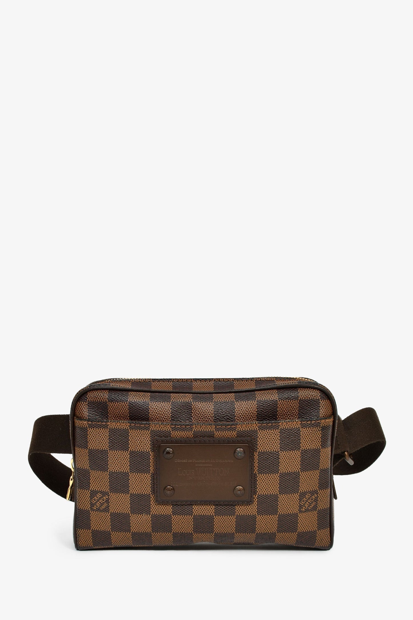 Louis Vuitton 2010 Brown Damier Ebene Brooklyn Bum Bag