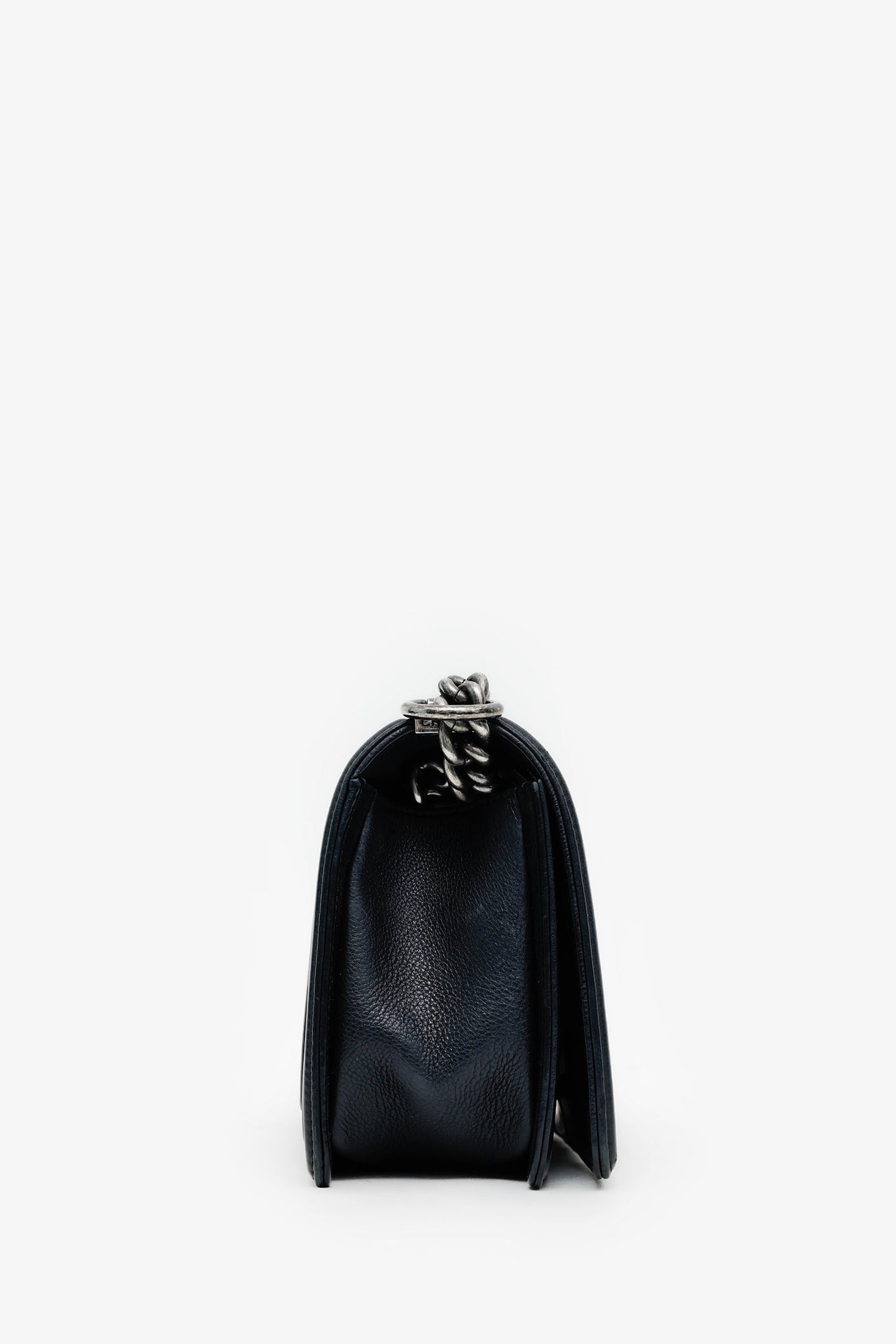 Chanel™ 2013-14 Black Lambskin Medium Boy Bag