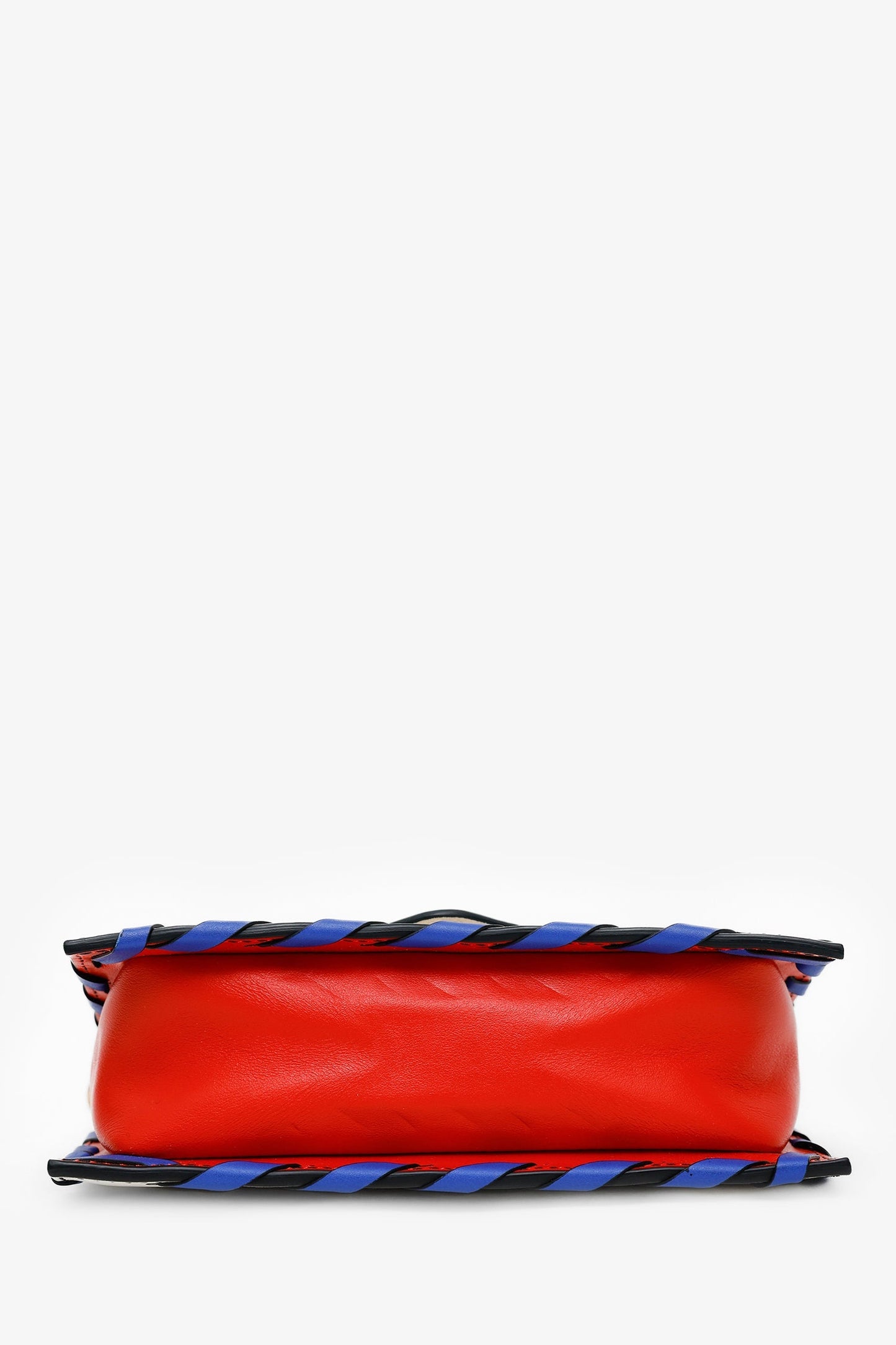 Balmain White Leather B Envelope Bag