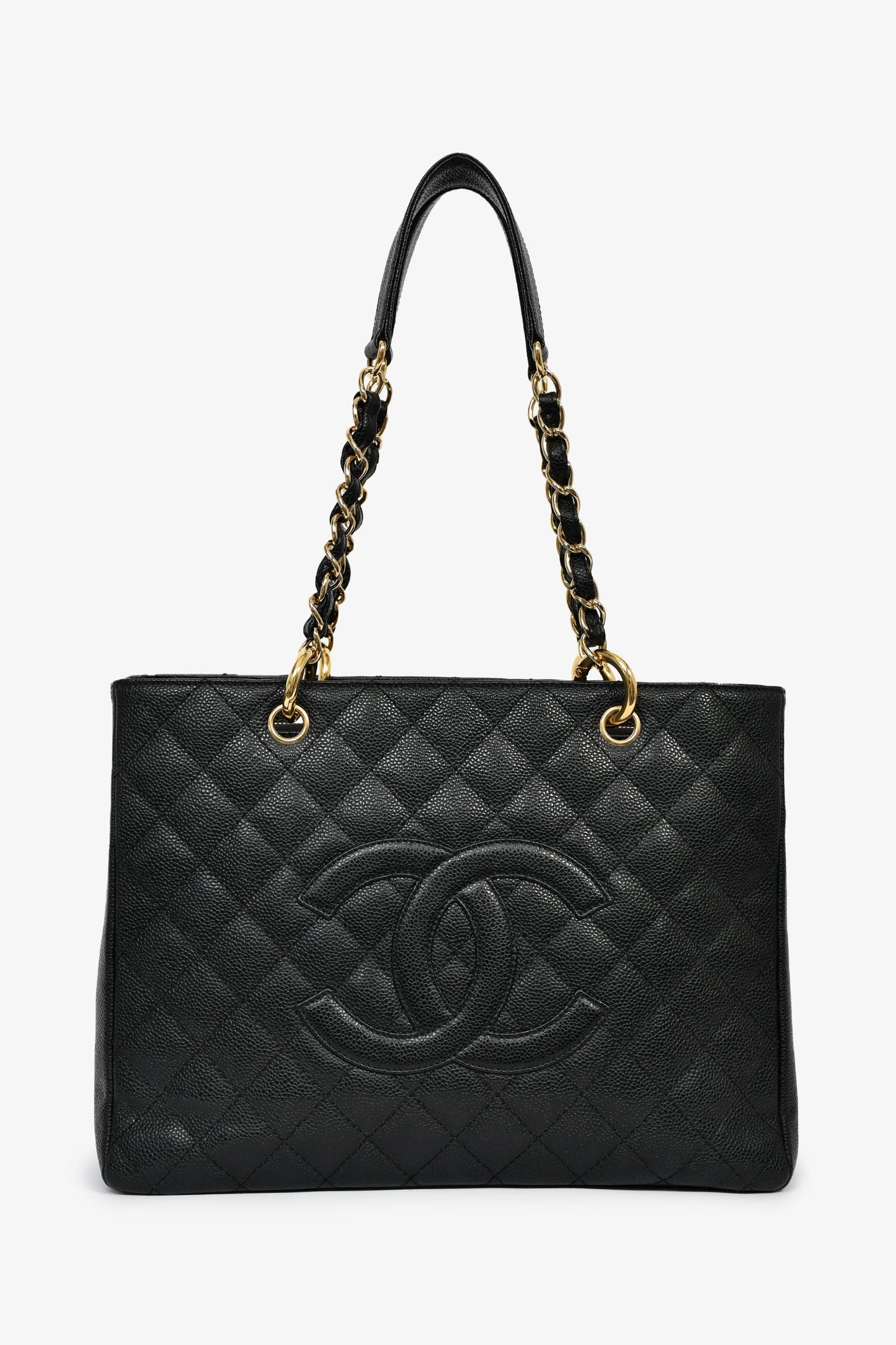 Chanel™ 2006/08 Black Caviar Grand Shopping Tote