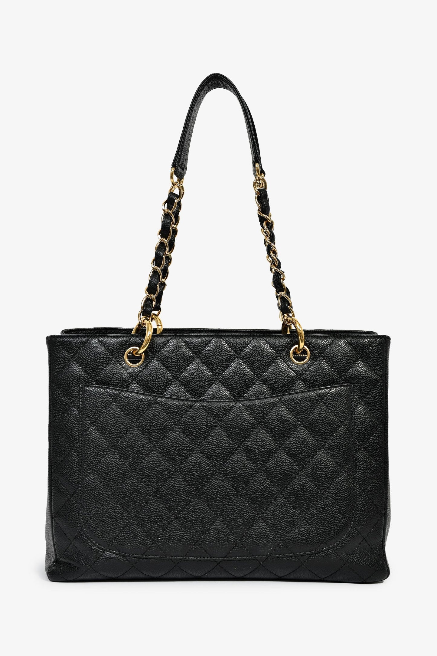 Chanel™ 2006/08 Black Caviar Grand Shopping Tote