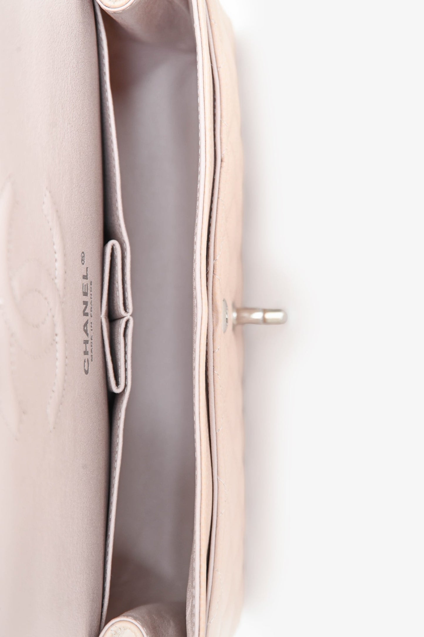 Chanel™ 2014 Light Pink Caviar Leather Medium Classic Double Flap