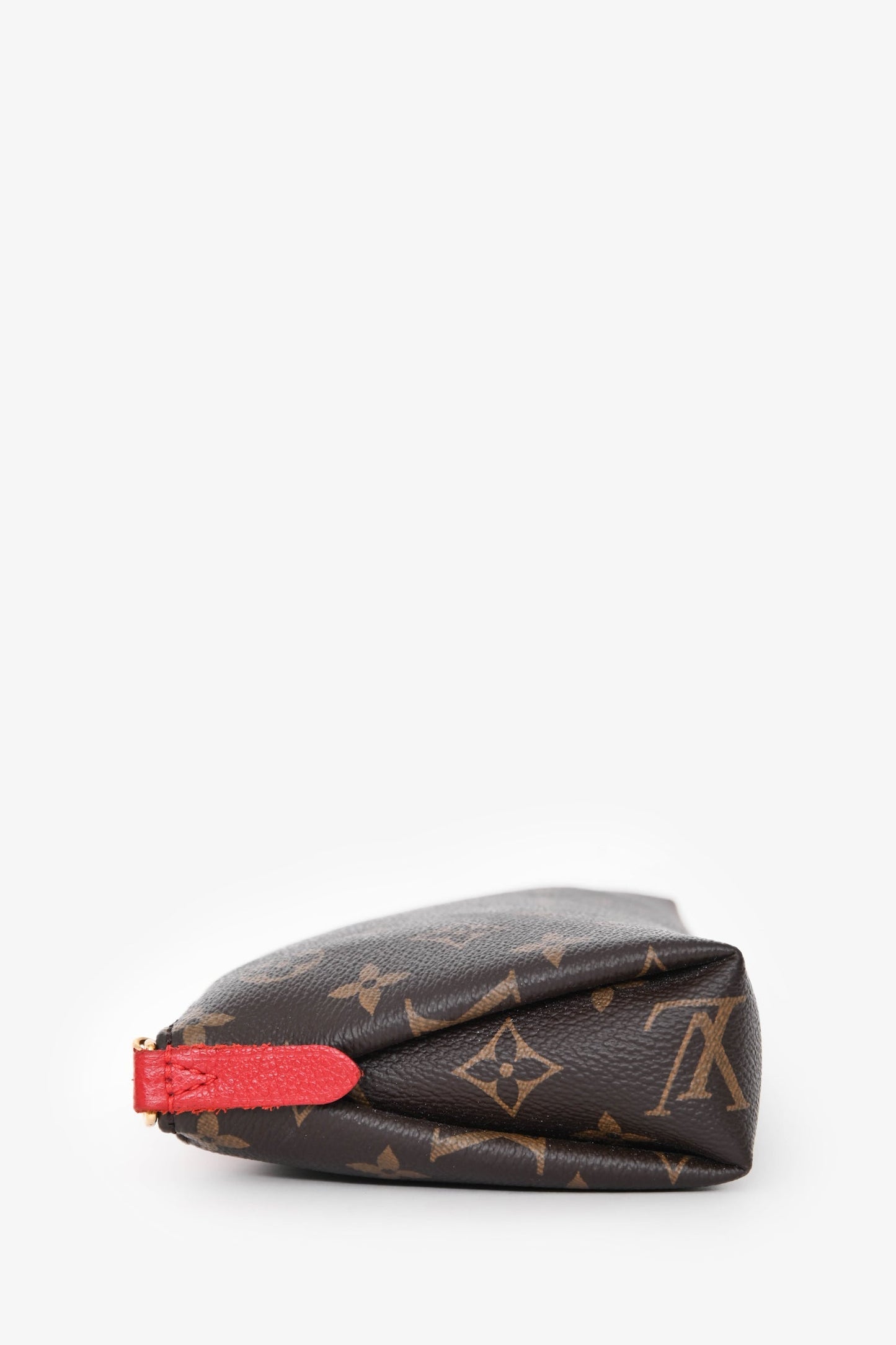 Louis Vuitton 2016 Red/Brown Monogram Pallas Clutch on Chain