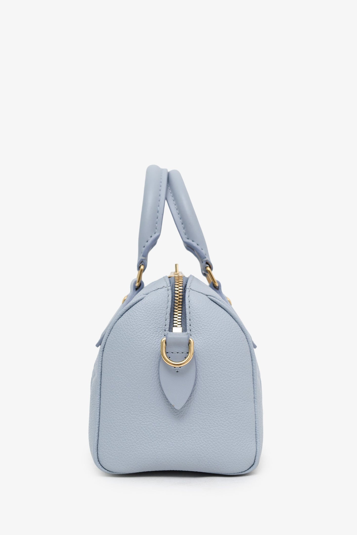 Louis Vuitton Blue Monogram Empreinte Leather Speedy Bandoulière 20 With Strap