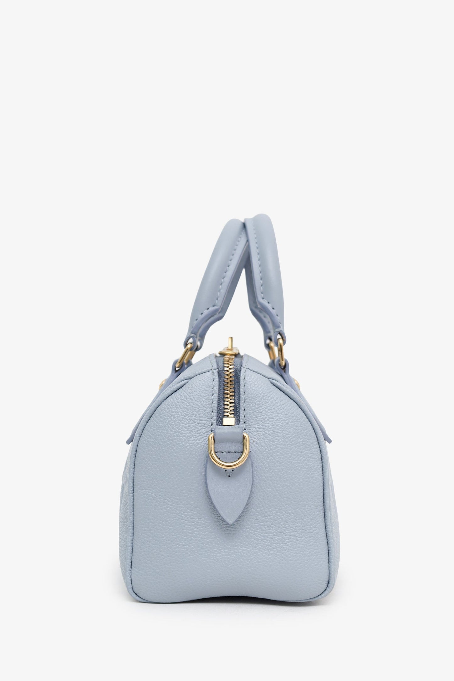 Louis Vuitton Blue Monogram Empreinte Leather Speedy Bandoulière 20 With Strap
